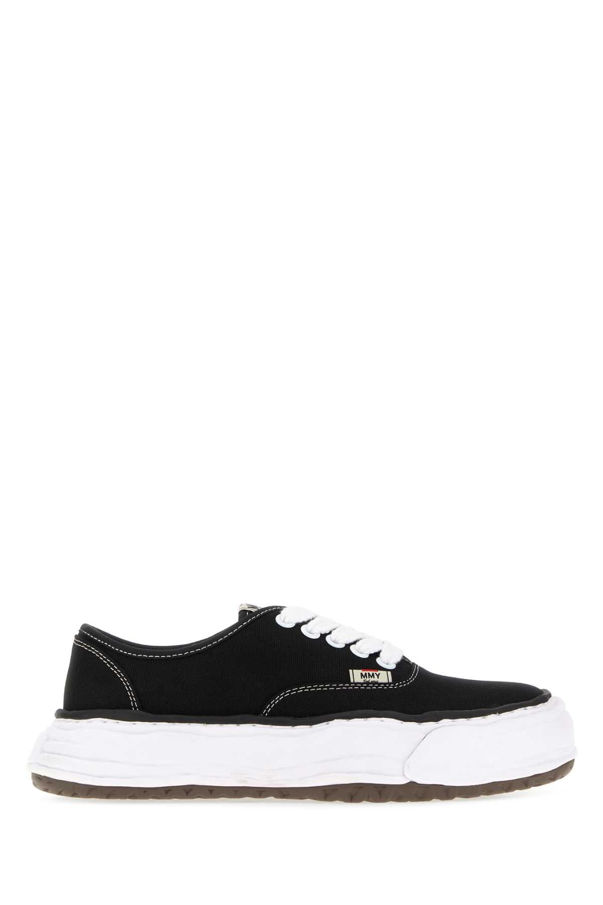 Maison Mihara Yasuhiro Unisex Black Canvas Baker Sneakers MAISON MIHARA YASUHIRO