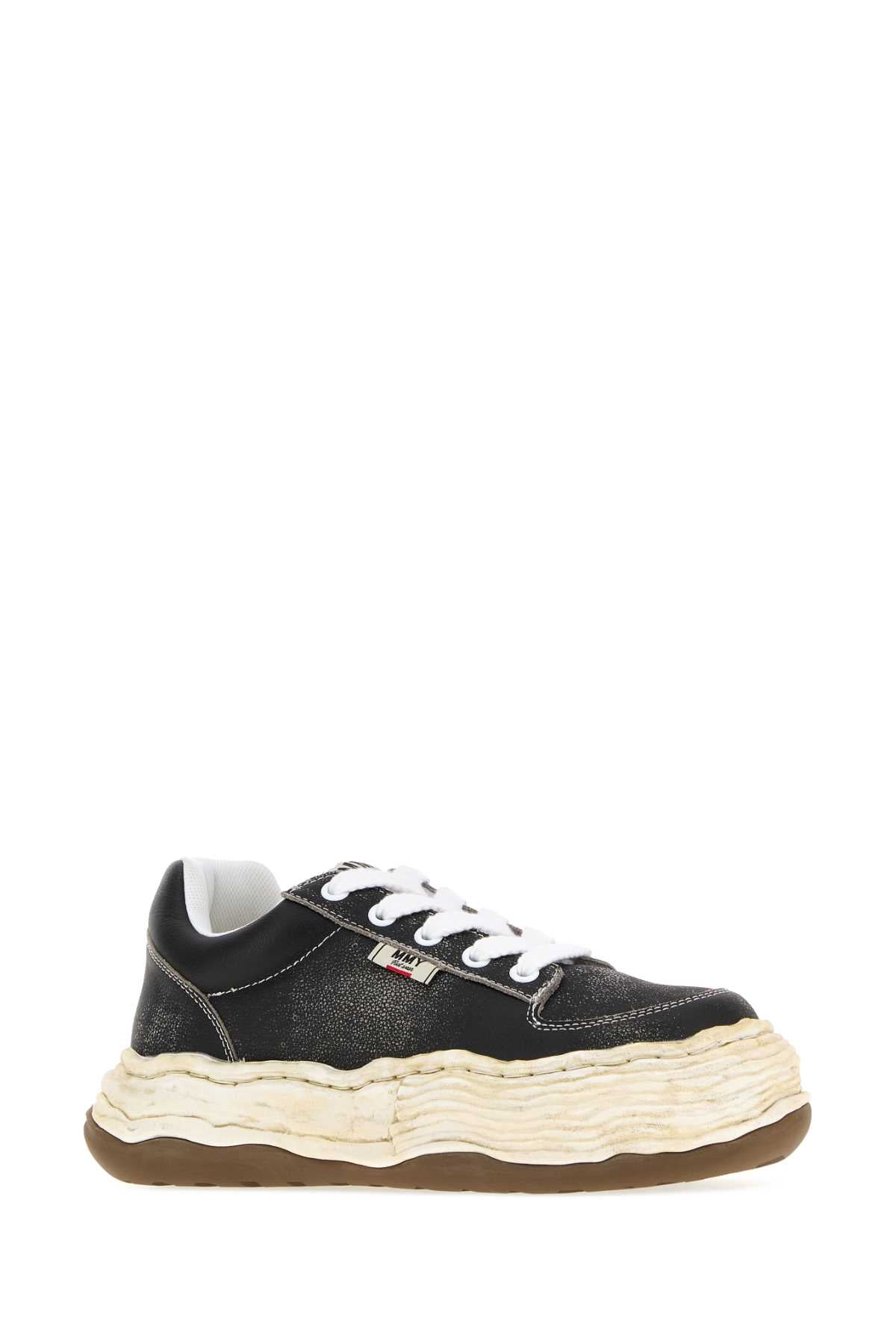 Maison Mihara Yasuhiro Unisex Black Leather Oliver Sneakers MAISON MIHARA YASUHIRO