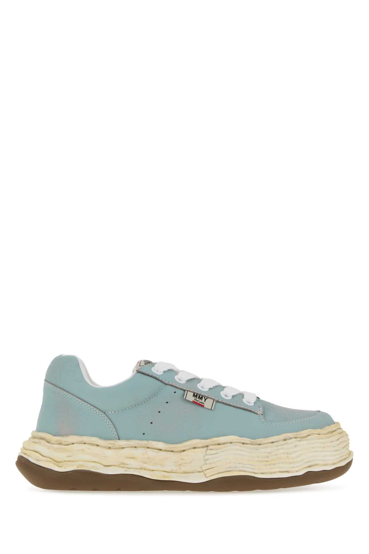 Maison Mihara Yasuhiro Unisex Light-Blue Leather Oliver Sneakers MAISON MIHARA YASUHIRO