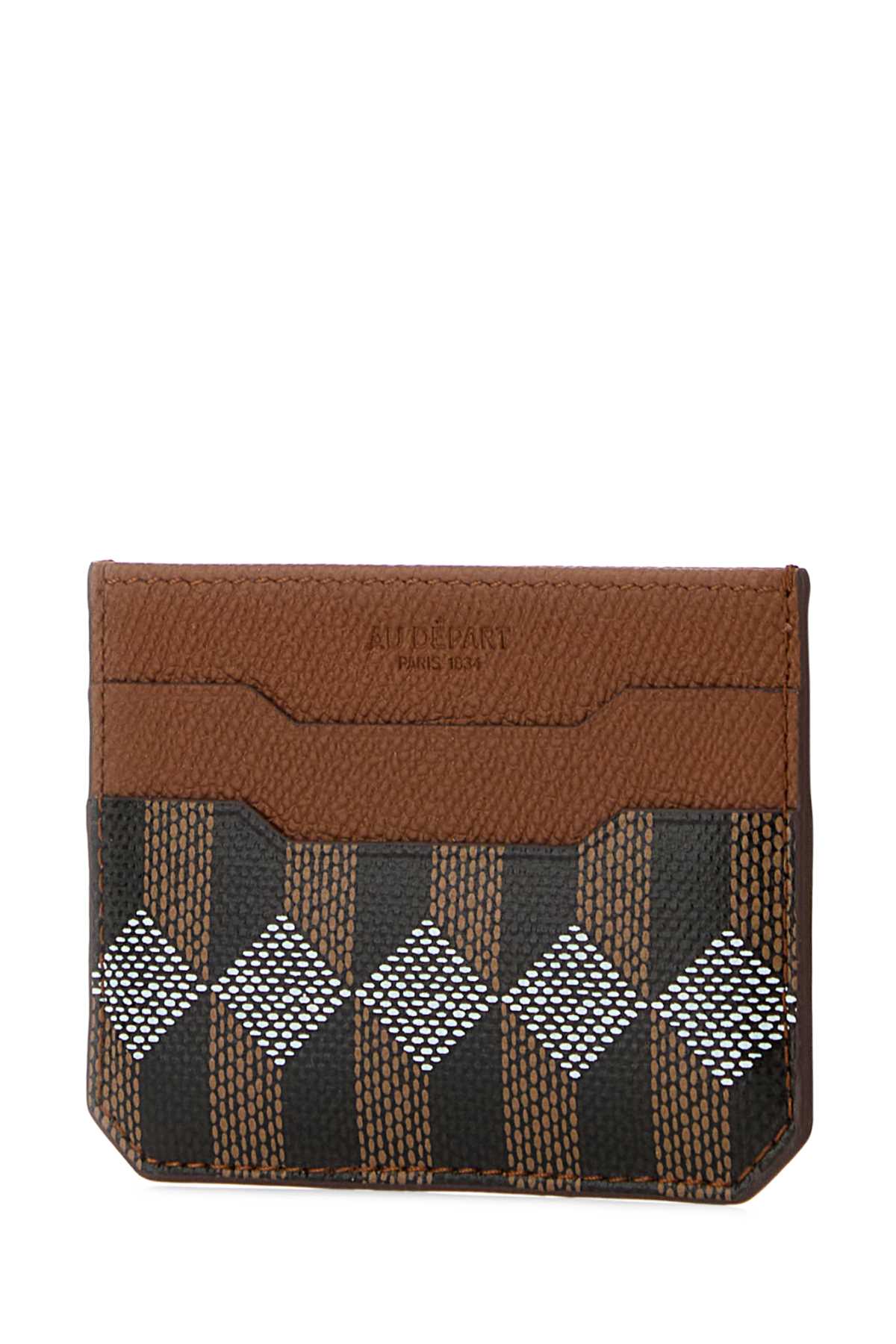 Au Depart Women Printed Leather Card Holder AU DEPART