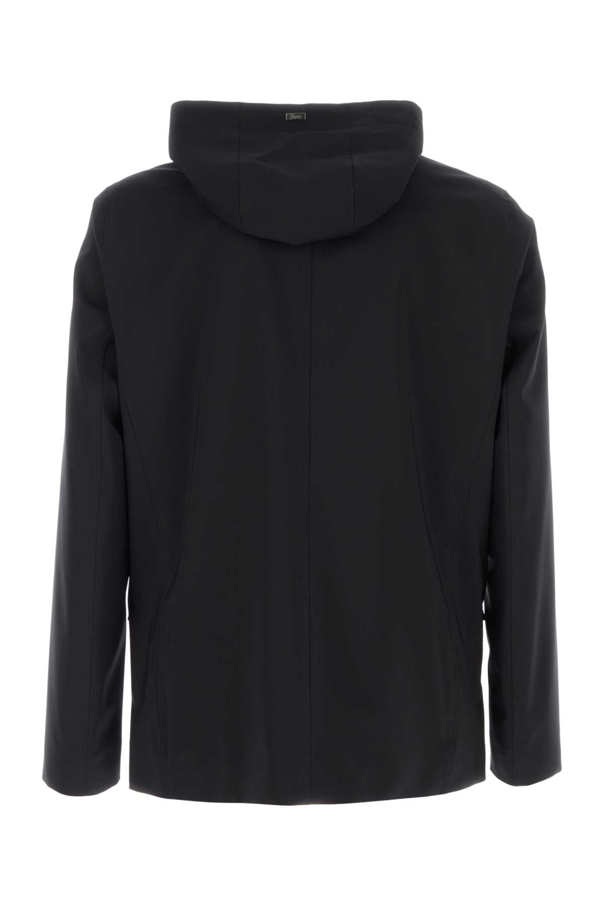 Herno Men Black Jersey Blazer HERNO