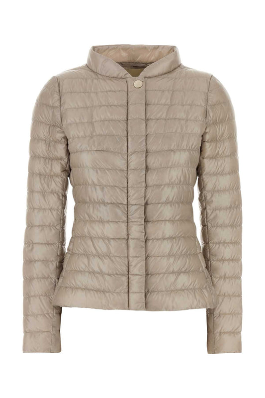 Herno Women Sand Nylon Down Jacket HERNO