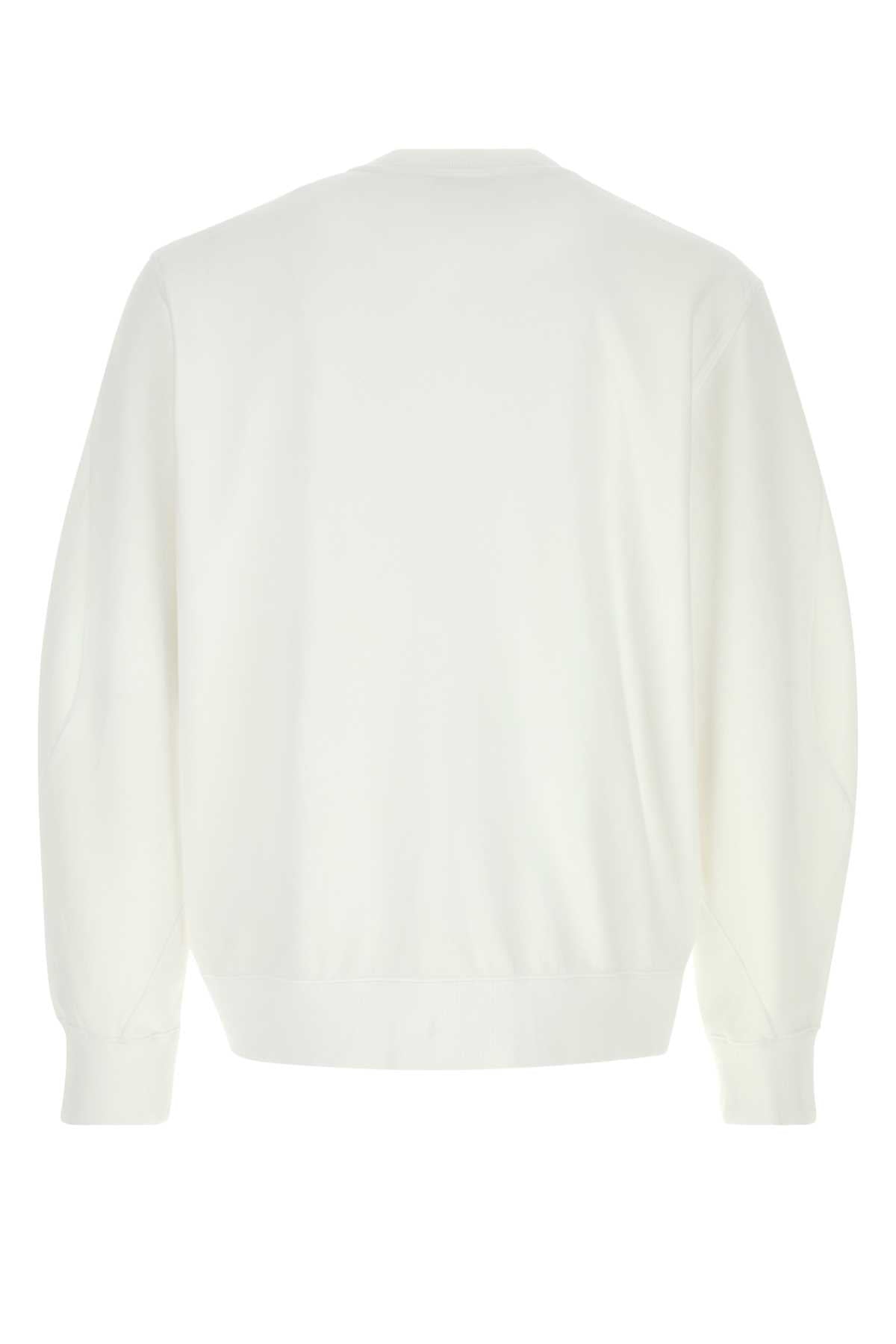Givenchy Men White Cotton Sweatshirt GIVENCHY