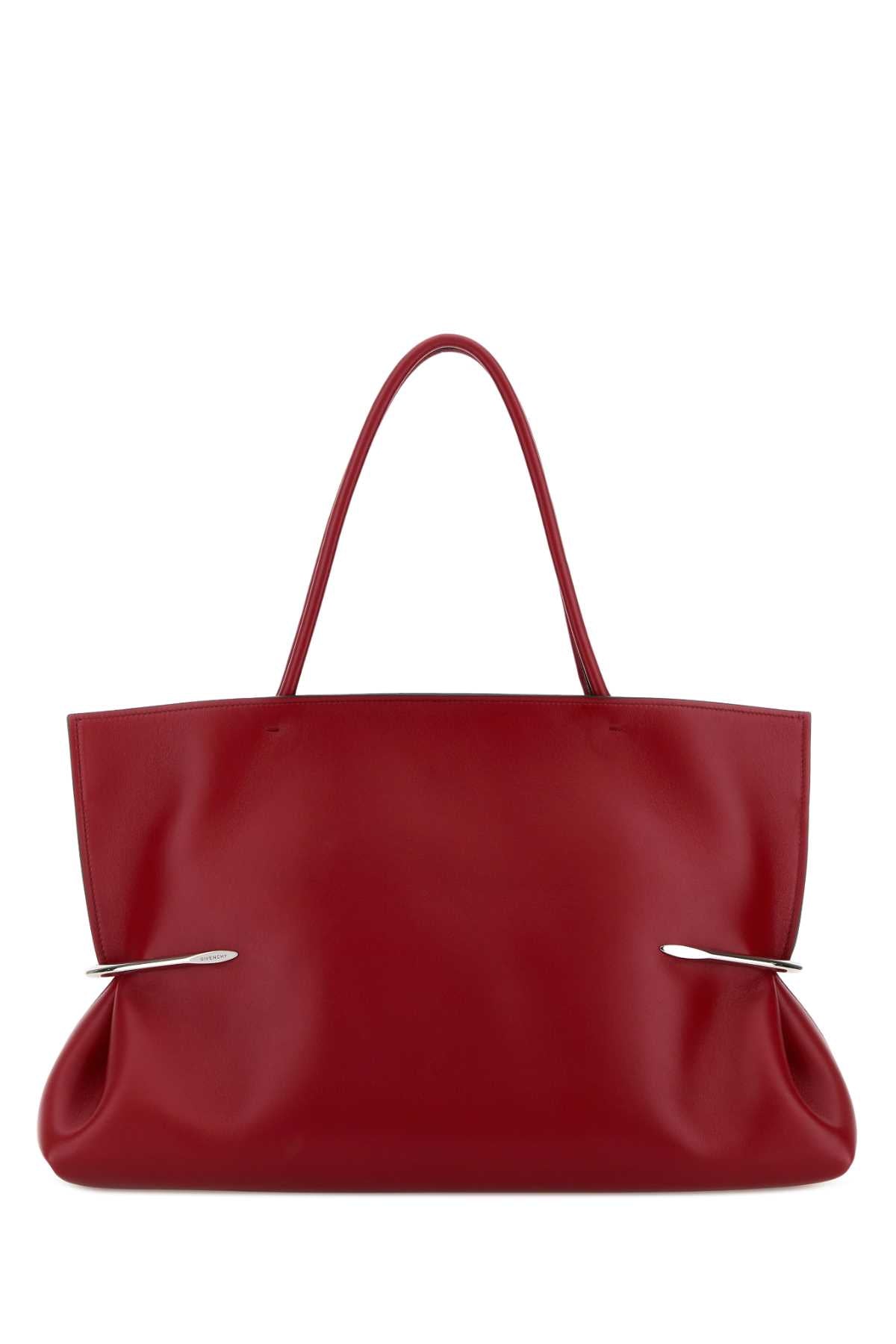 Givenchy Women Red Leather East West Shoulder Bag GIVENCHY
