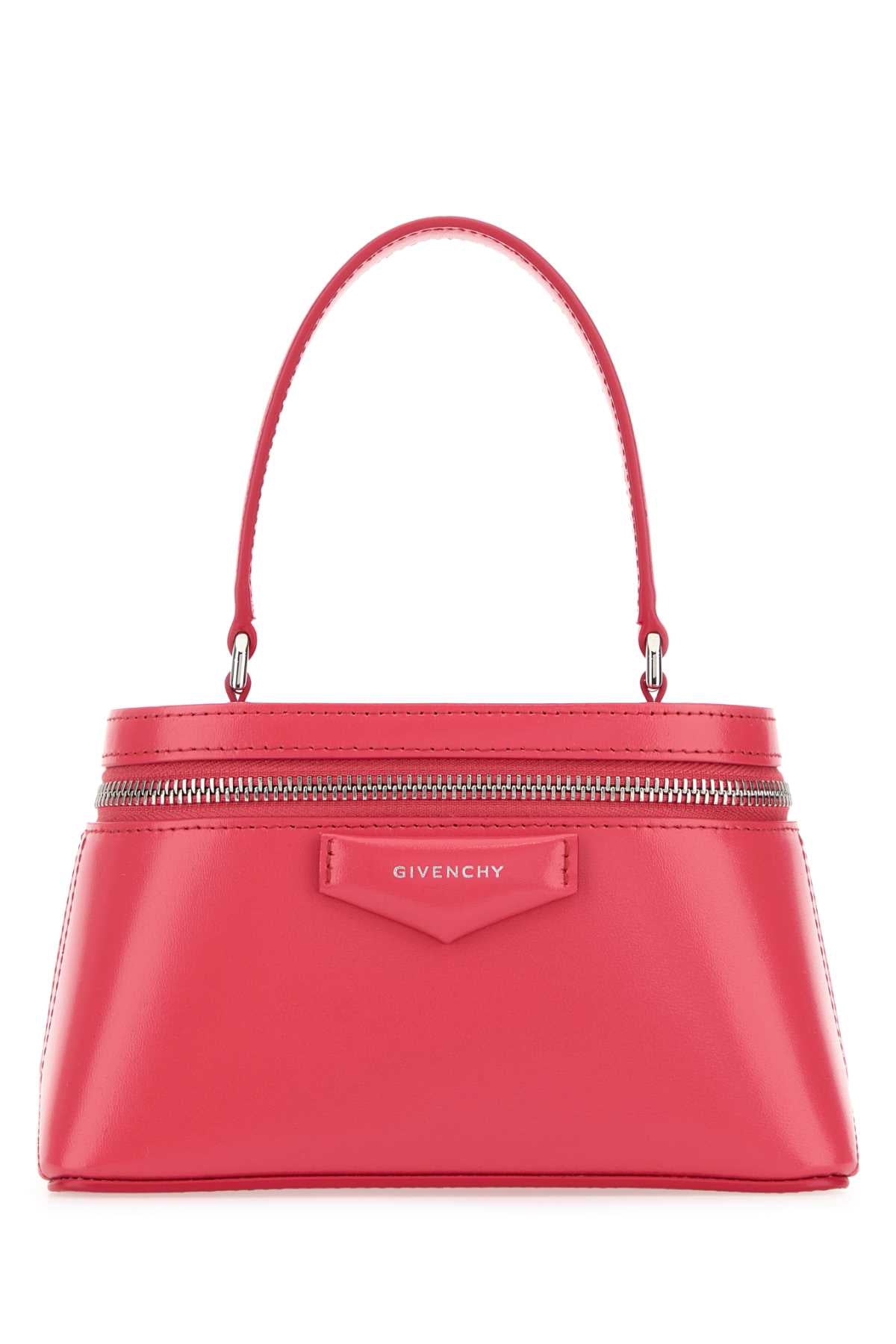 Givenchy Women Fuchsia Leather Antigona Handbag GIVENCHY