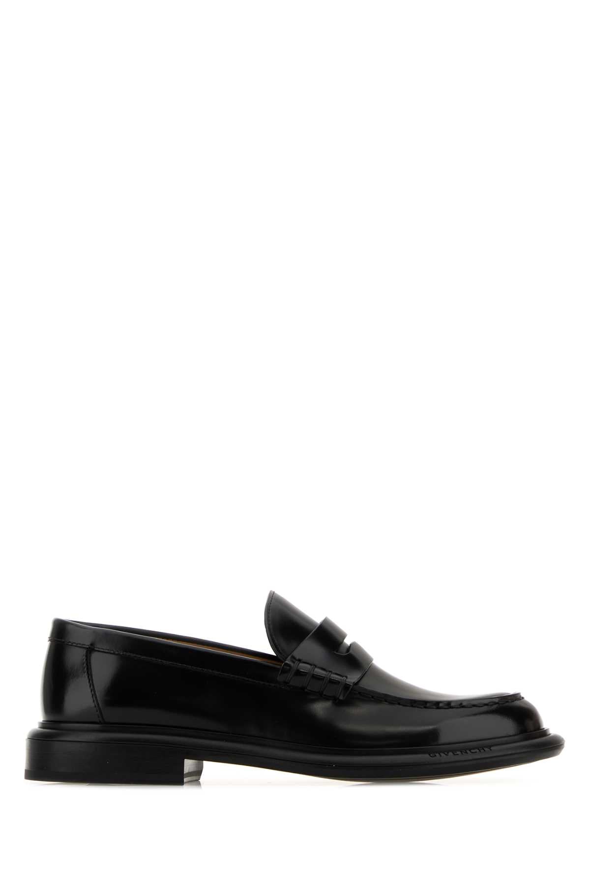 Givenchy Women Black Leather Gent Loafers GIVENCHY