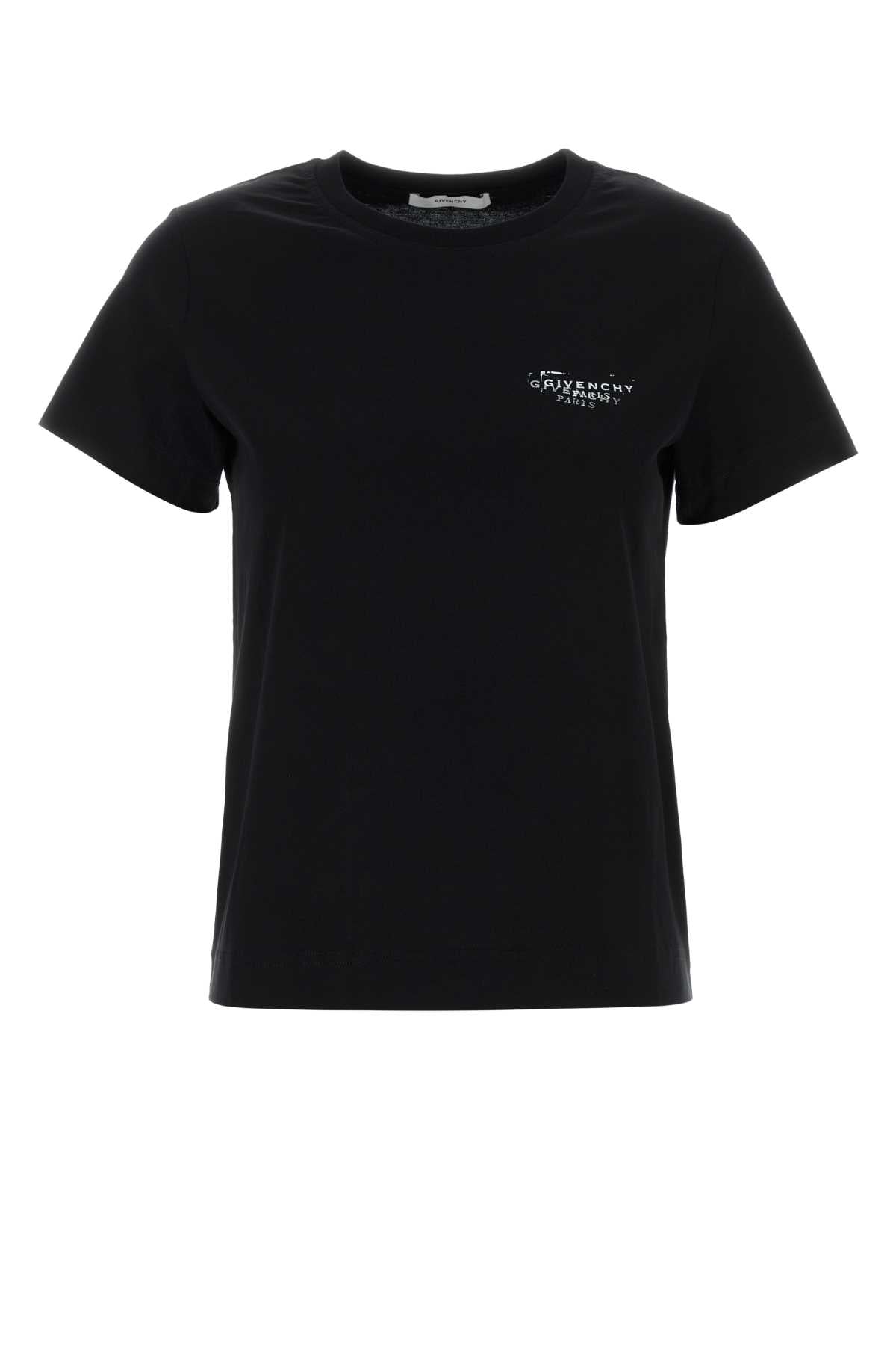 Givenchy Women Black Cotton T-Shirt GIVENCHY