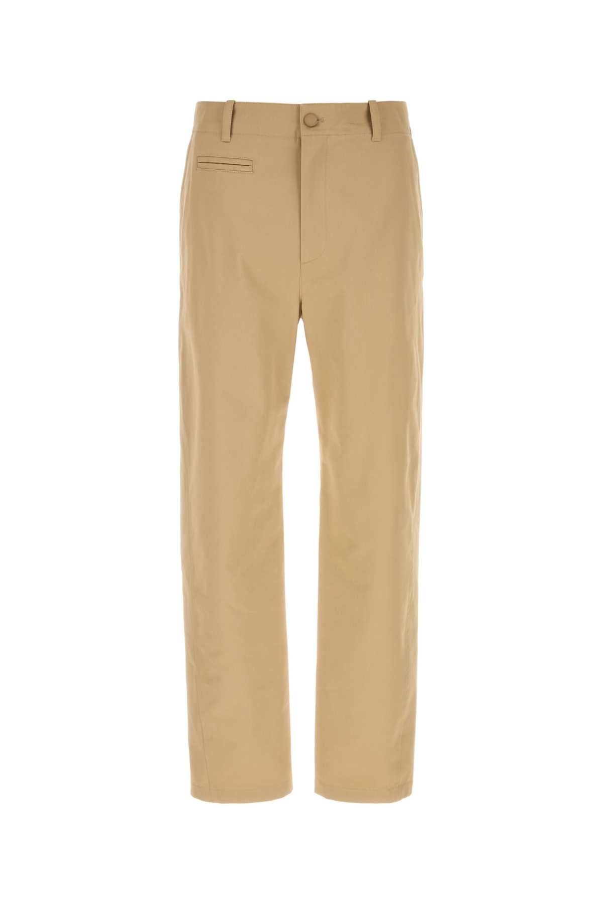 Givenchy Men Beige Cotton Pant GIVENCHY
