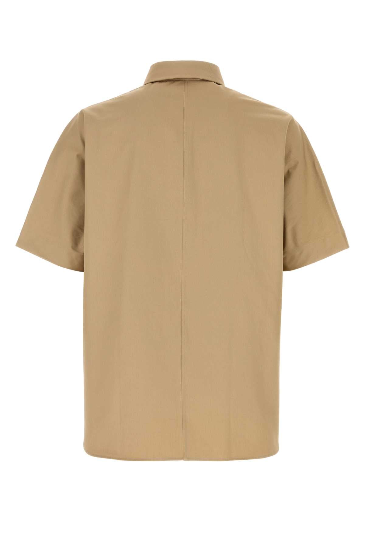Givenchy Men Beige Cotton Shirt GIVENCHY