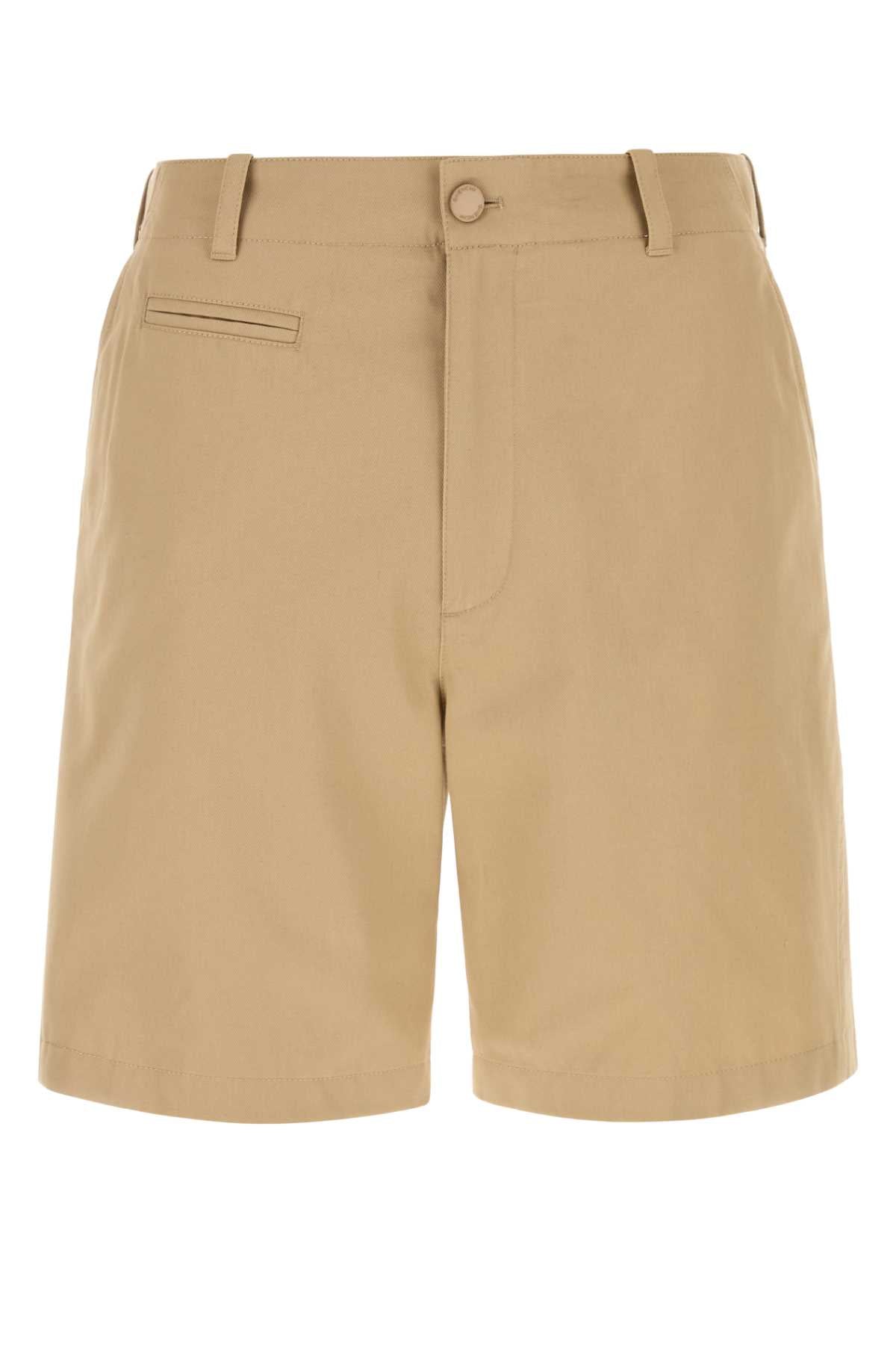 Givenchy Men Beige Cotton Bermuda Shorts GIVENCHY