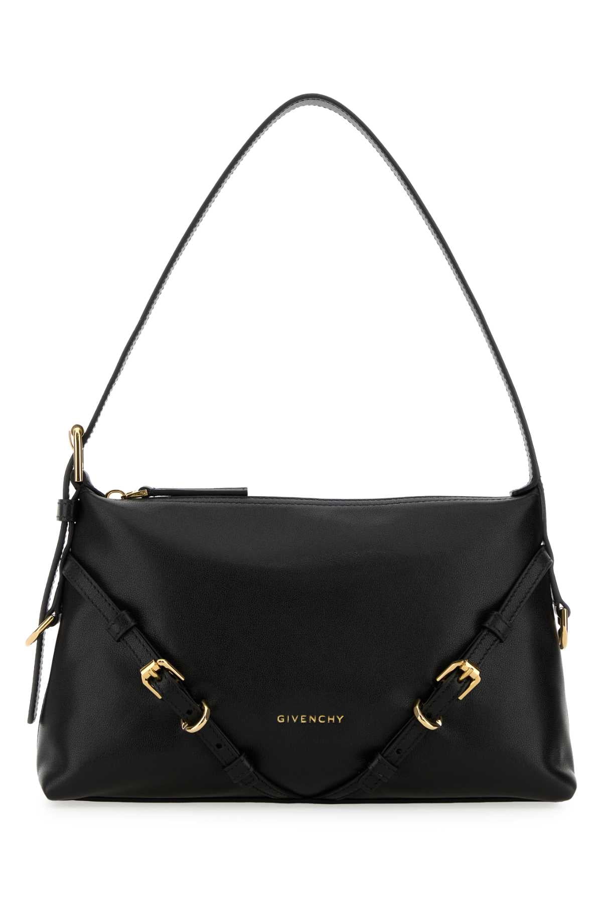 Givenchy Women Black Leather Mini Voyou Shoulder Bag