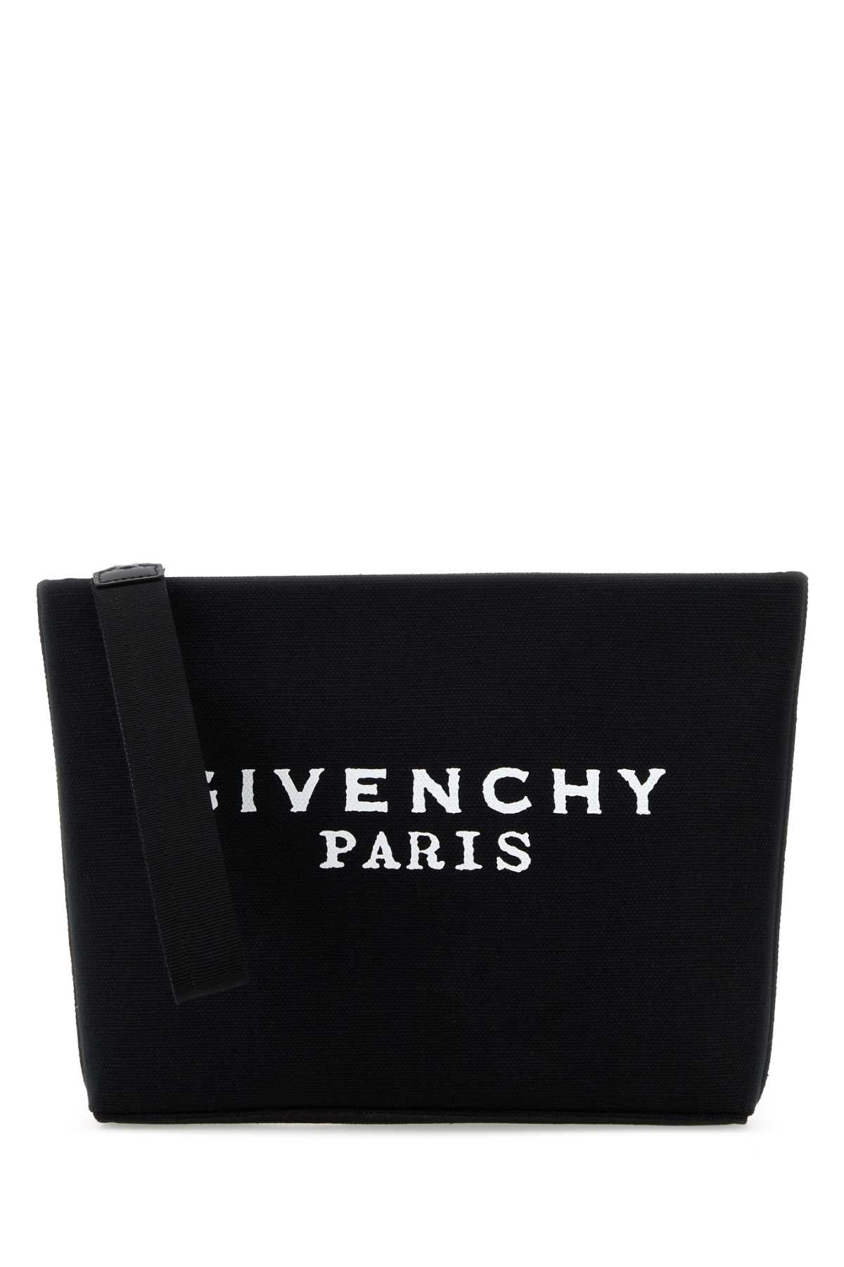 Givenchy Women Black Canvas Pouch