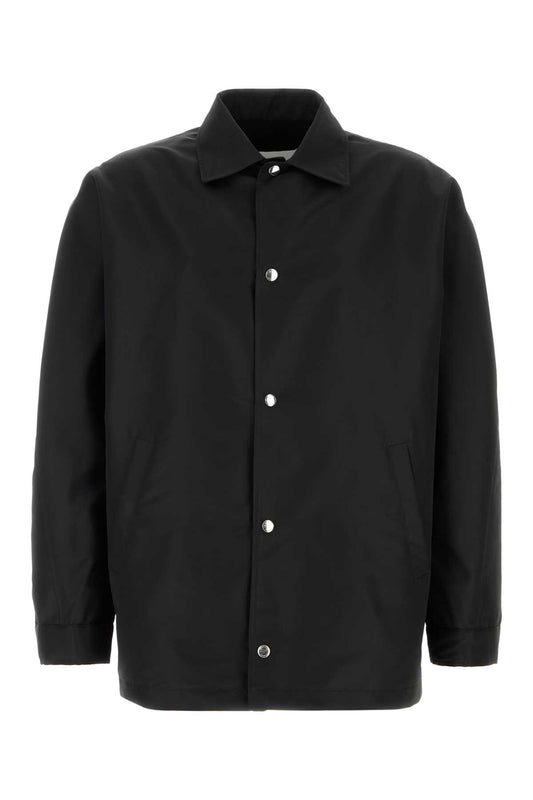 Givenchy Men Black Polyester Jacket GIVENCHY