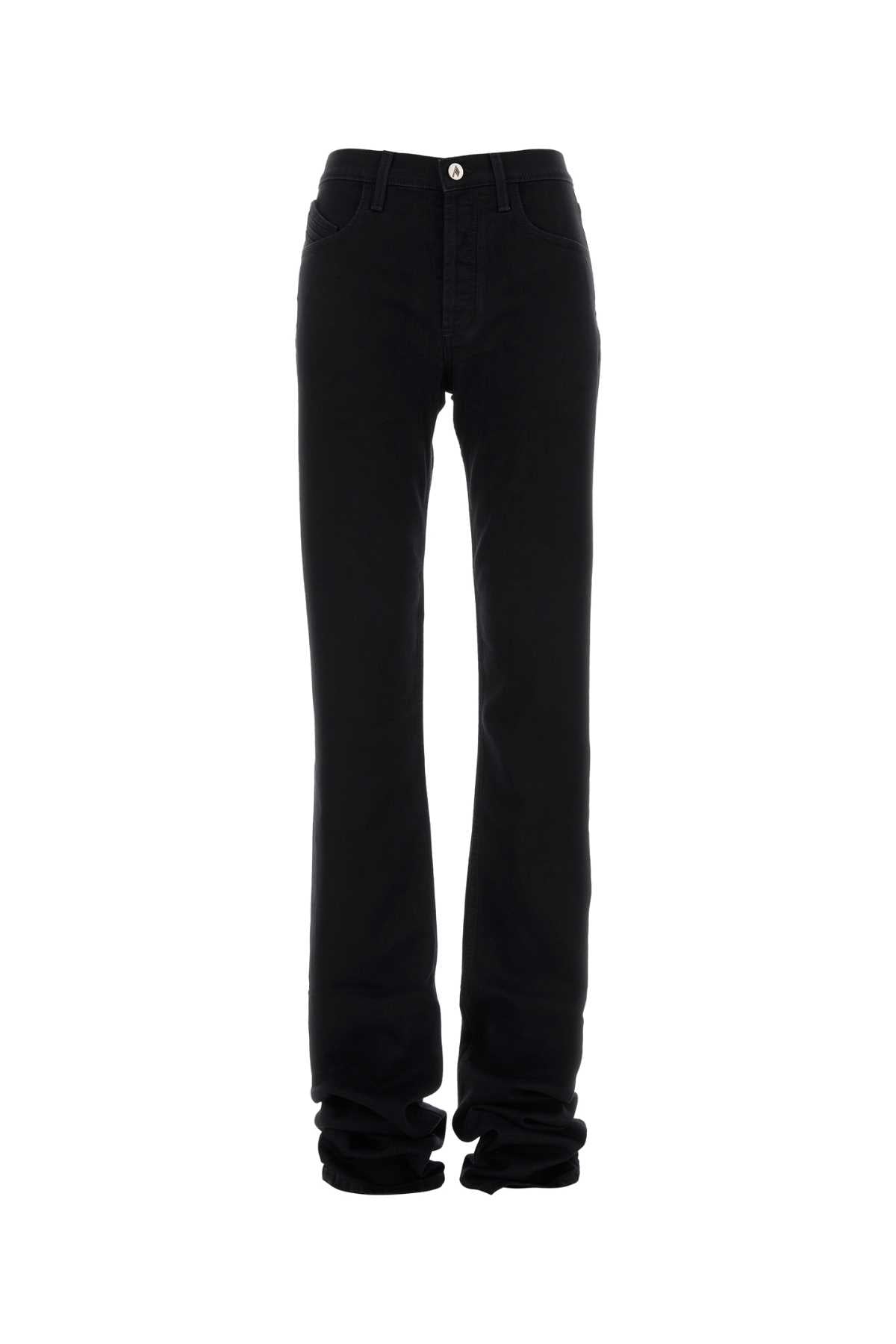 The Attico Women Black Stretch Denim Jeans THE ATTICO