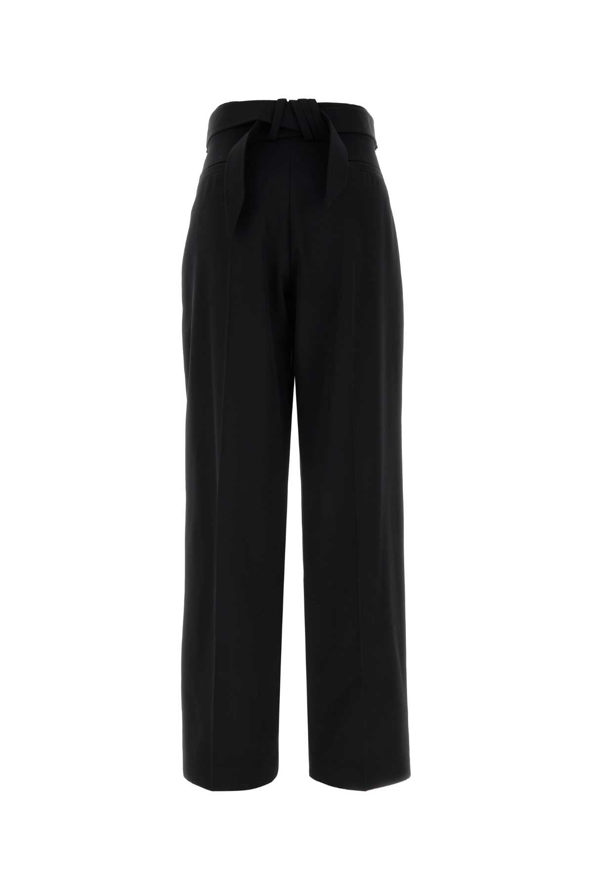 The Attico Women Black Gabardine Pant THE ATTICO