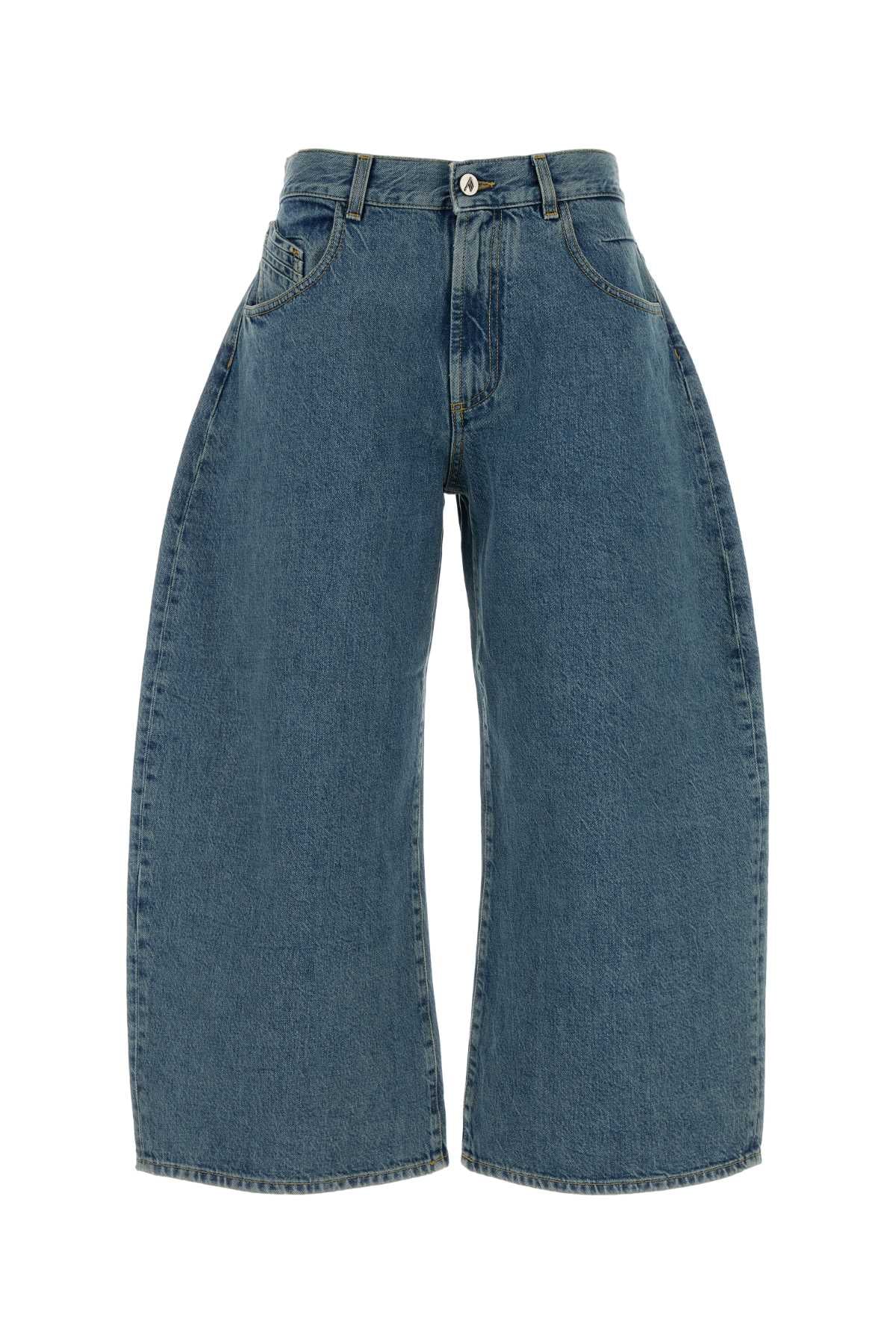 The Attico Women Denim Wide-Leg Jeans THE ATTICO