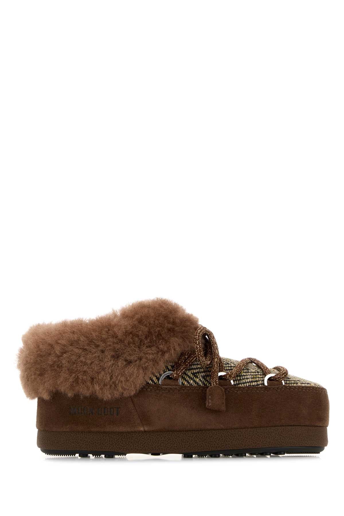 Moon Boot Women Brown Fabric Moon Boot X Guest In Residence  Evx Ankle Boots MOON BOOT