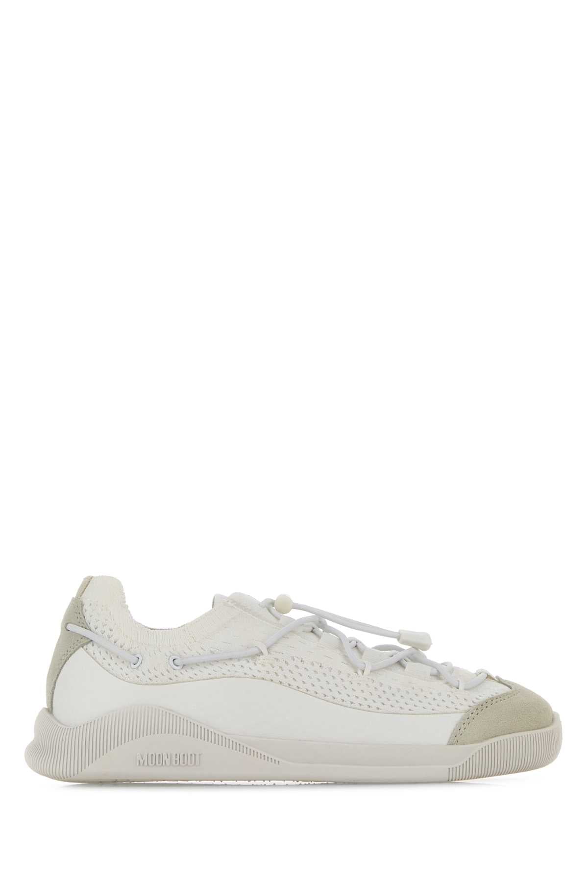 Moon Boot Women White Fabric Moonlight Sneakers MOON BOOT