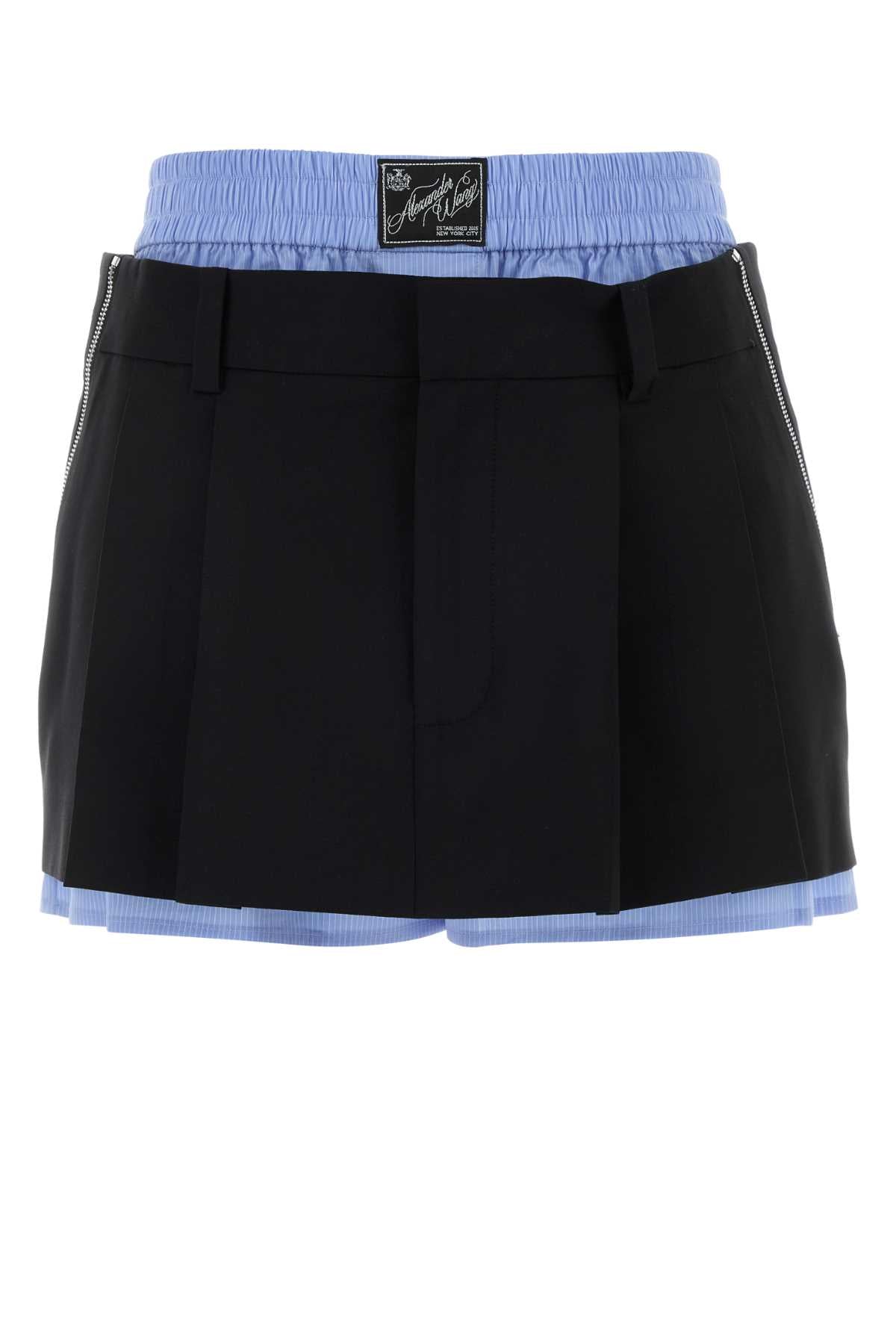 Alexander Wang Women Black Twill Pant-Skirt ALEXANDER WANG