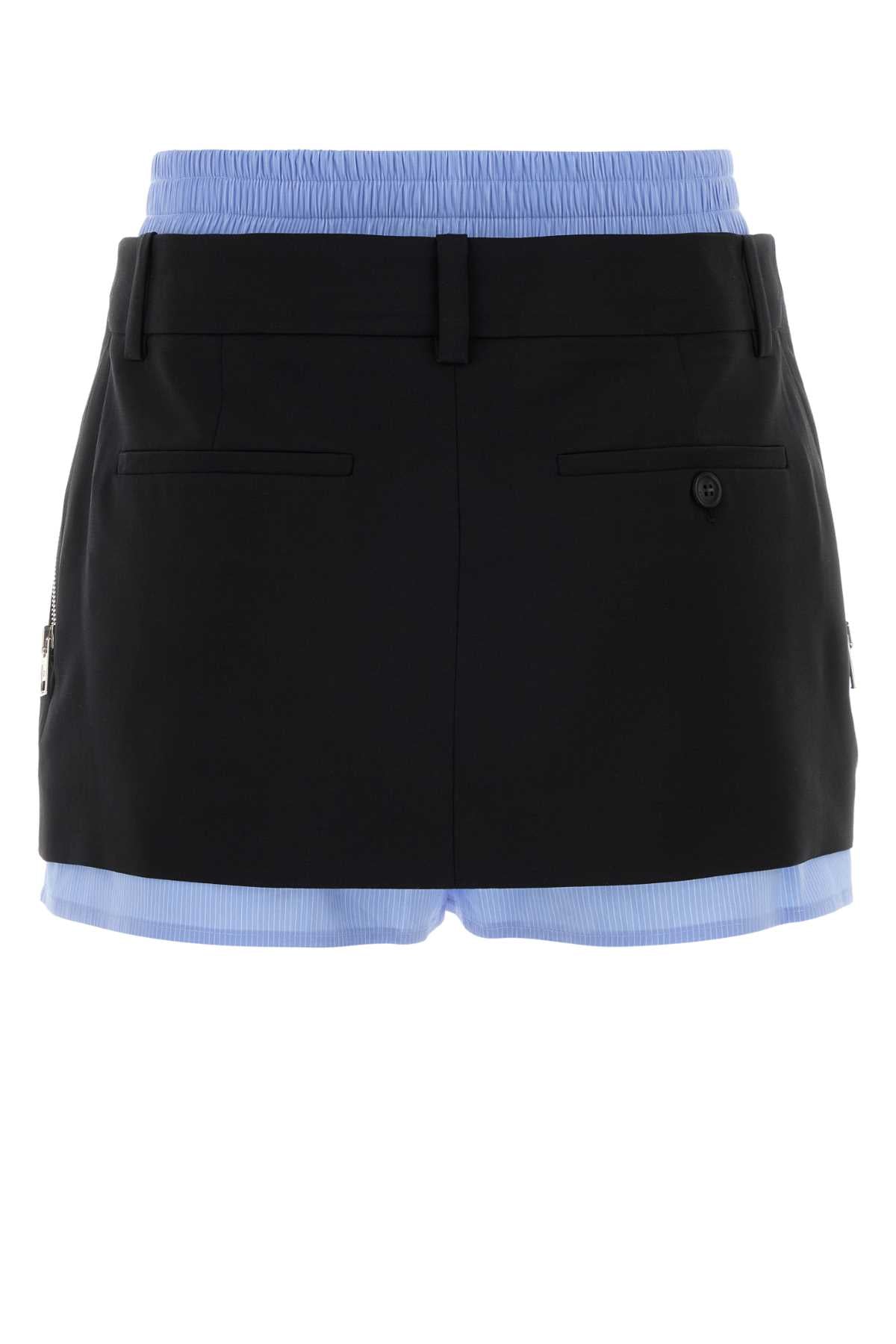Alexander Wang Women Black Twill Pant-Skirt ALEXANDER WANG