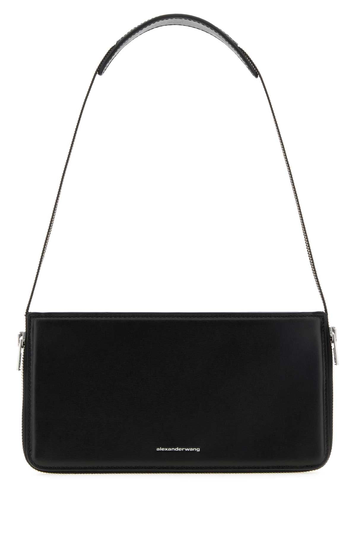 Alexander Wang Women Black Leather Mini Siren Shoulder Bag ALEXANDER WANG