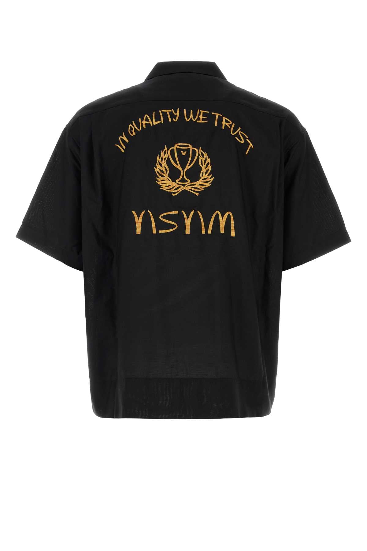 Visvim Men Black Silk Shirt VISVIM