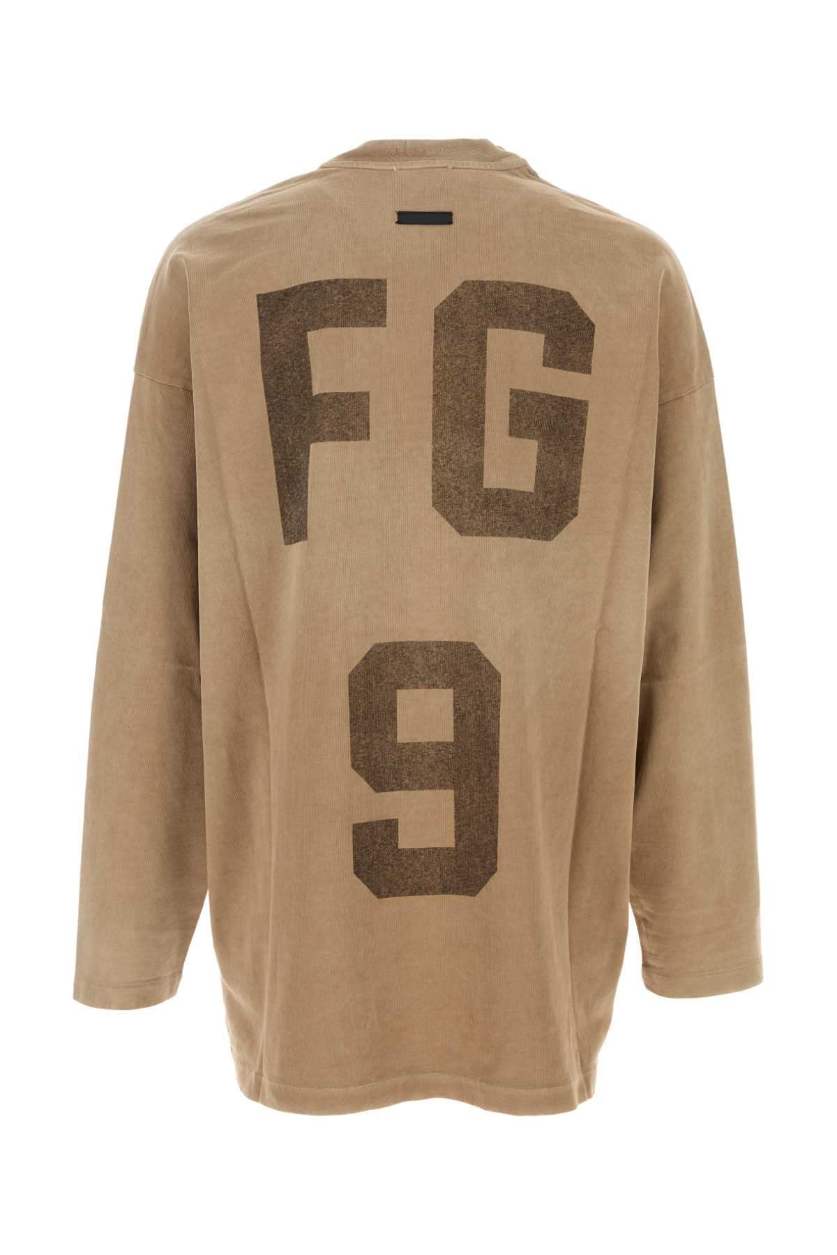 Fear Of God Men Biscuit Cotton Oversize T-Shirt FEAR OF GOD