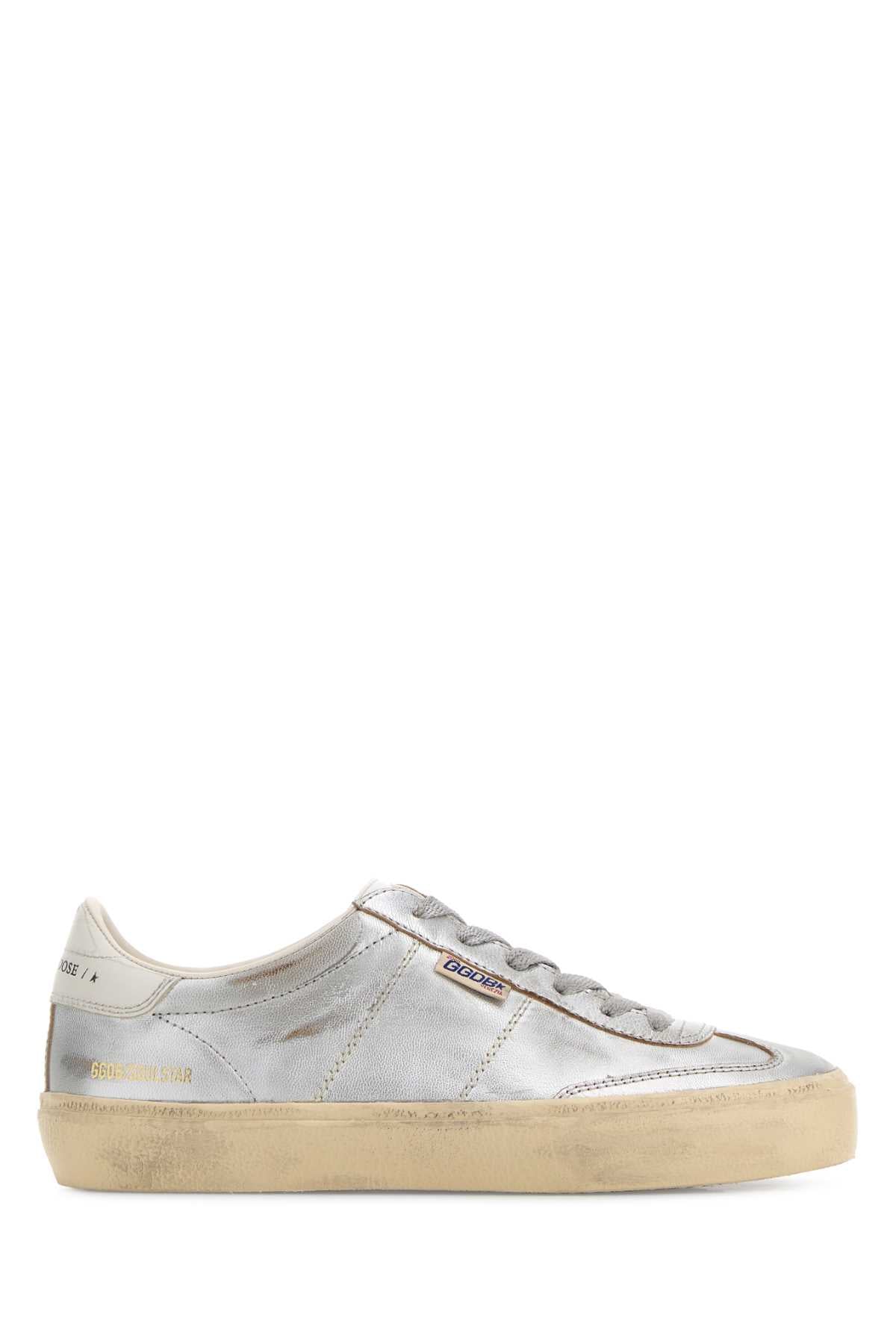 Golden Goose Deluxe Brand Women Silver Leather Soul Star Sneakers