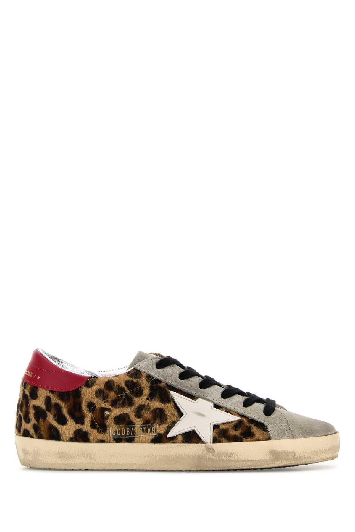 Golden Goose Deluxe Brand Women Printed Calf Hair Super-Star Sneakers GOLDEN GOOSE