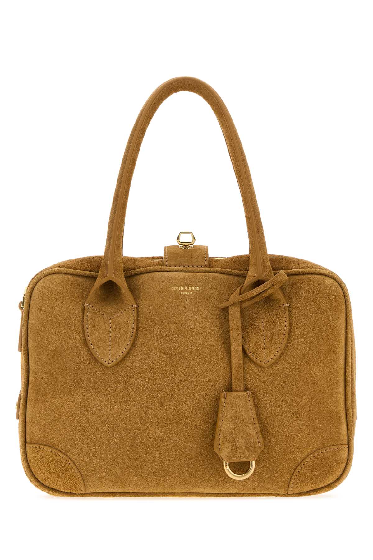 Golden Goose Deluxe Brand Women Beige Suede Vita Handbag GOLDEN GOOSE