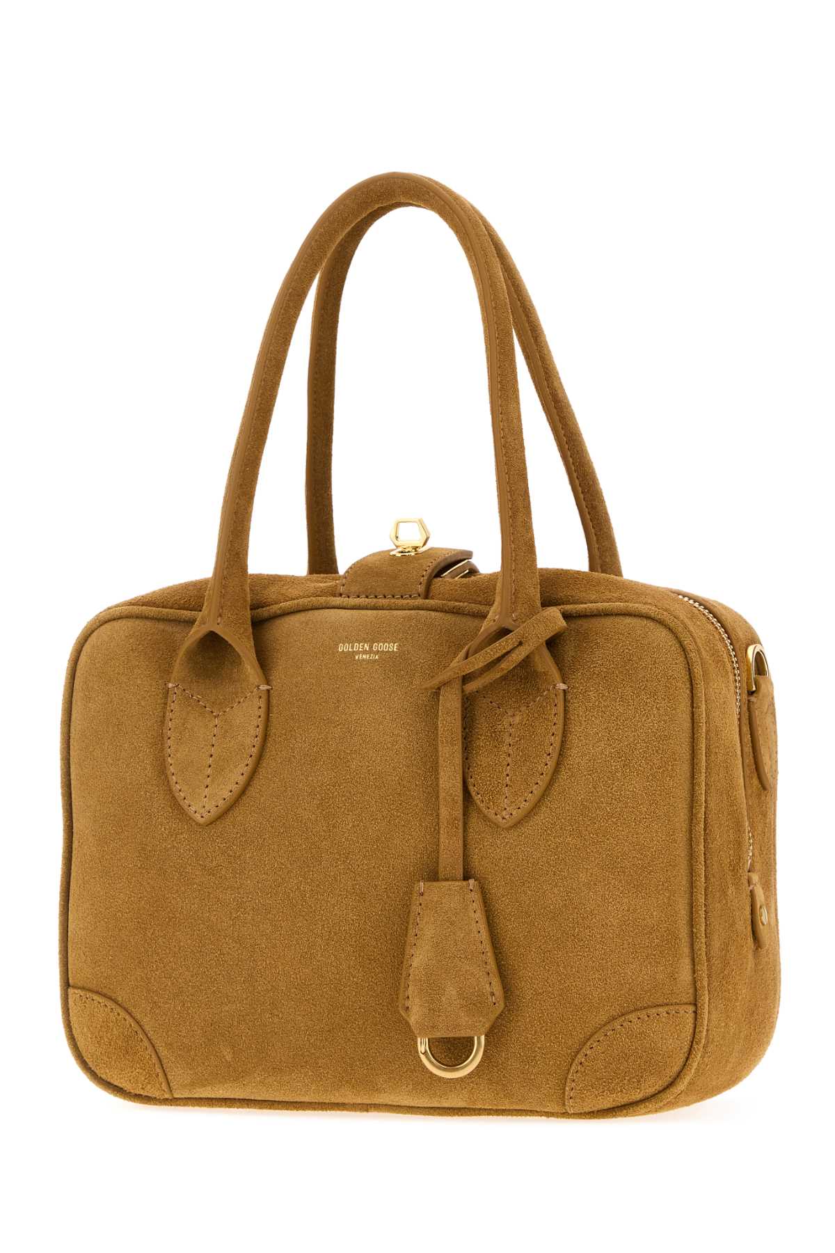 Golden Goose Deluxe Brand Women Beige Suede Vita Handbag GOLDEN GOOSE