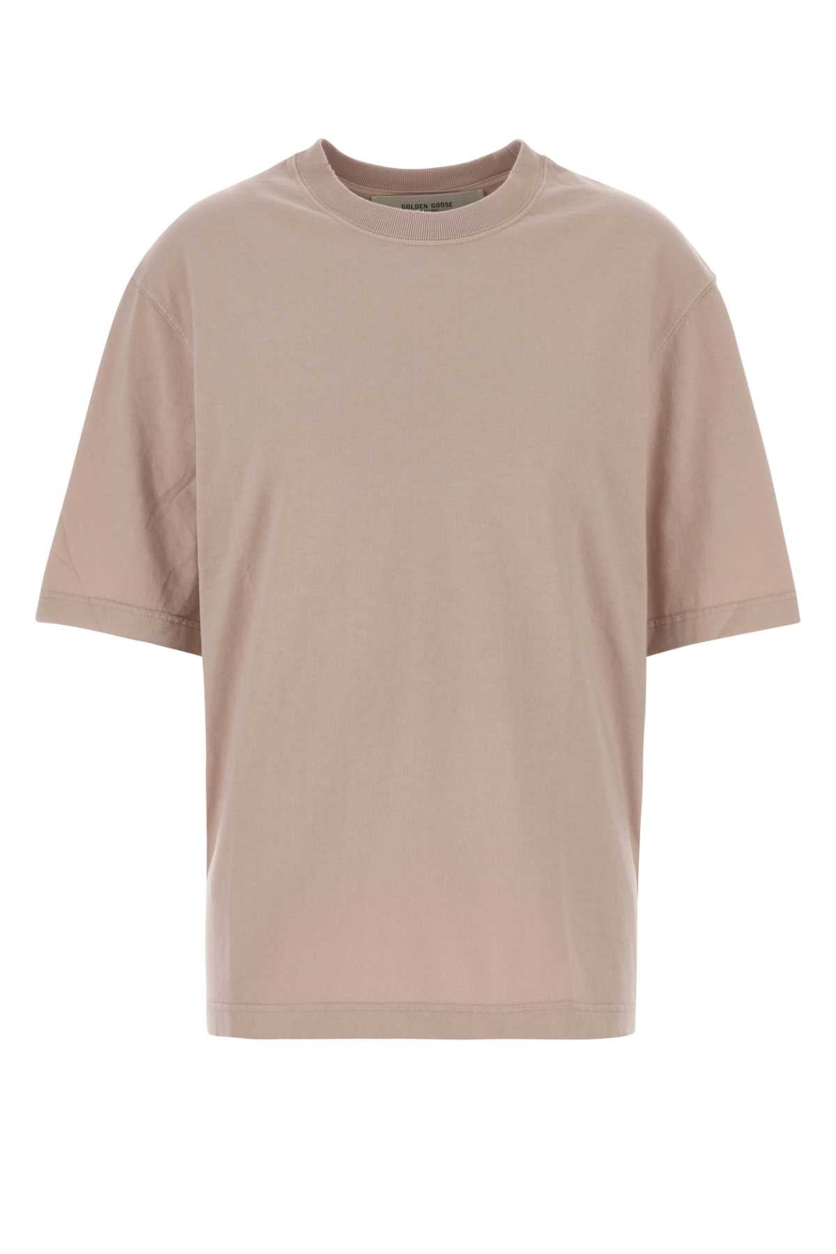 Golden Goose Deluxe Brand Women Pink Cotton T-Shirt GOLDEN GOOSE