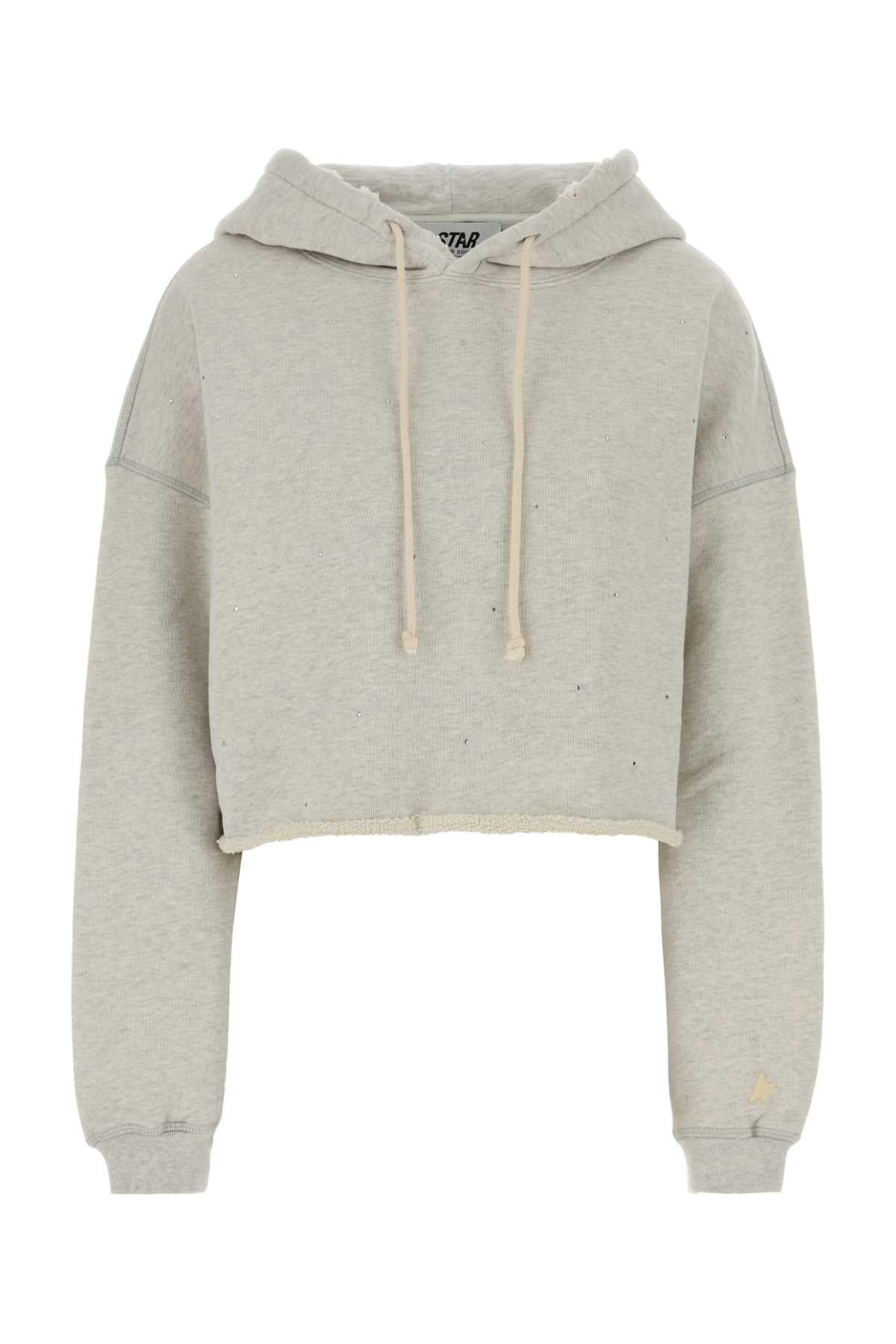 Golden Goose Deluxe Brand Women Grey Cotton Sweatshirt GOLDEN GOOSE