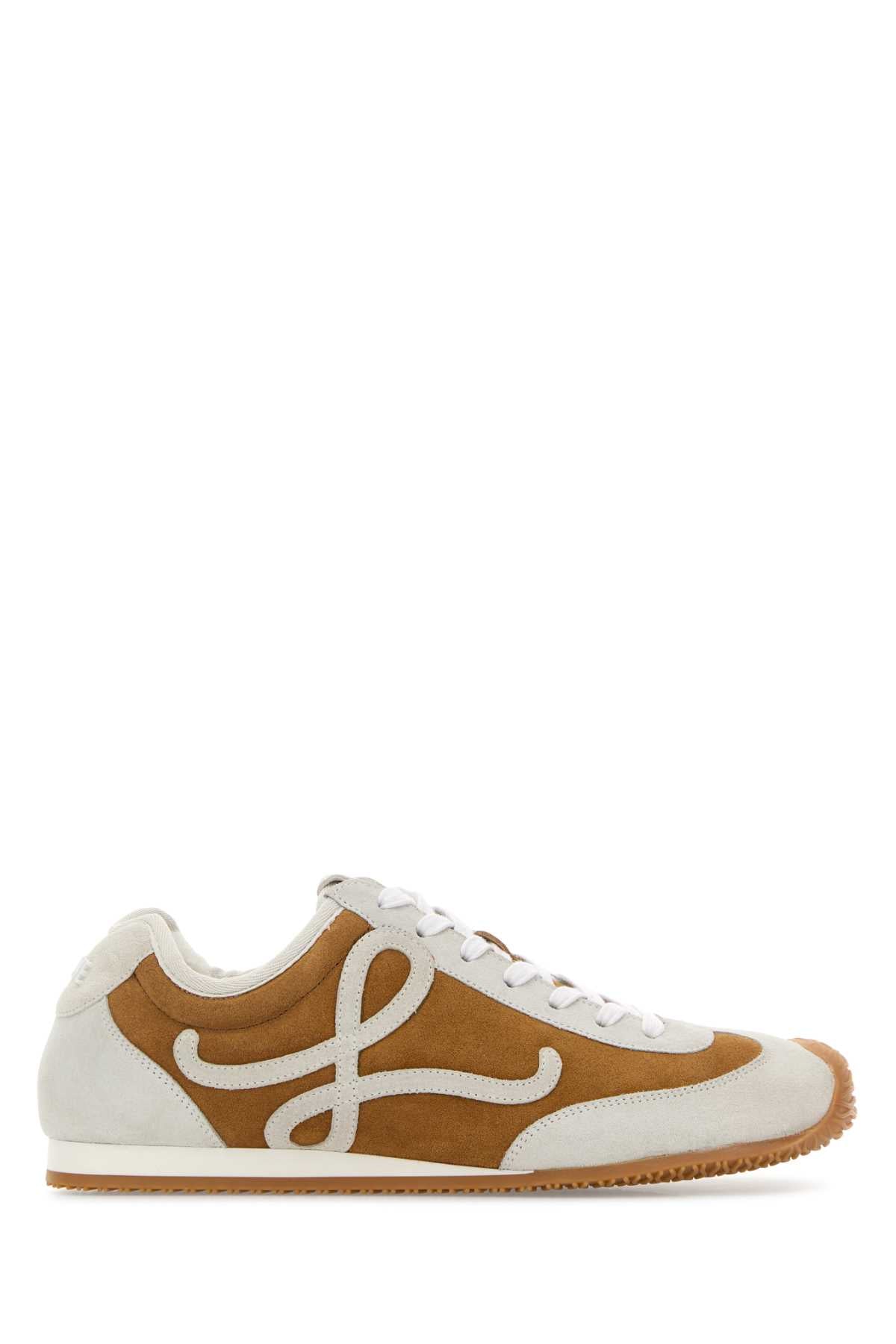 Loewe Men Two-Tone Suede Ballet Runner 2.0 Sneakers LOEWE