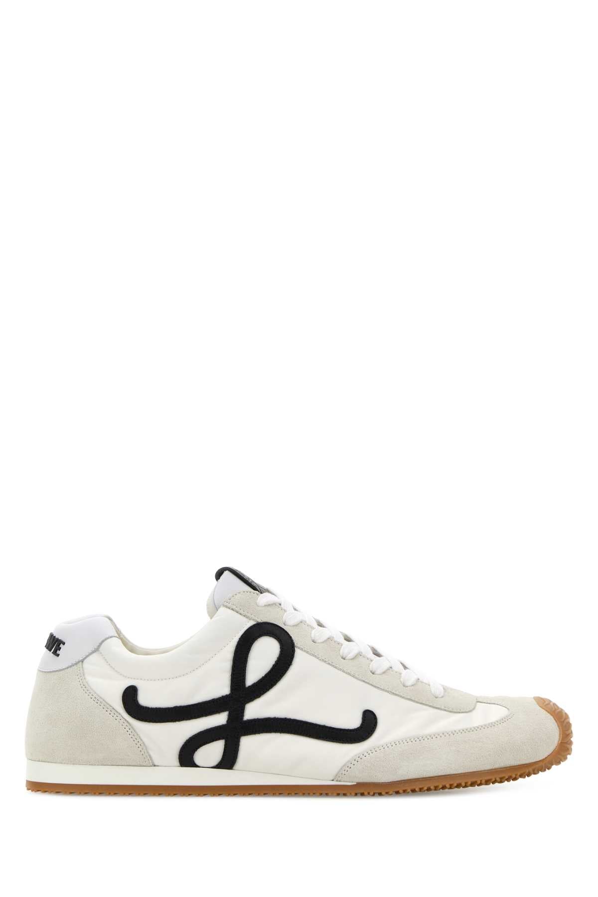 Loewe Men Multicolor Canvas And Suede Ballet Runner 2.0 Sneakers LOEWE