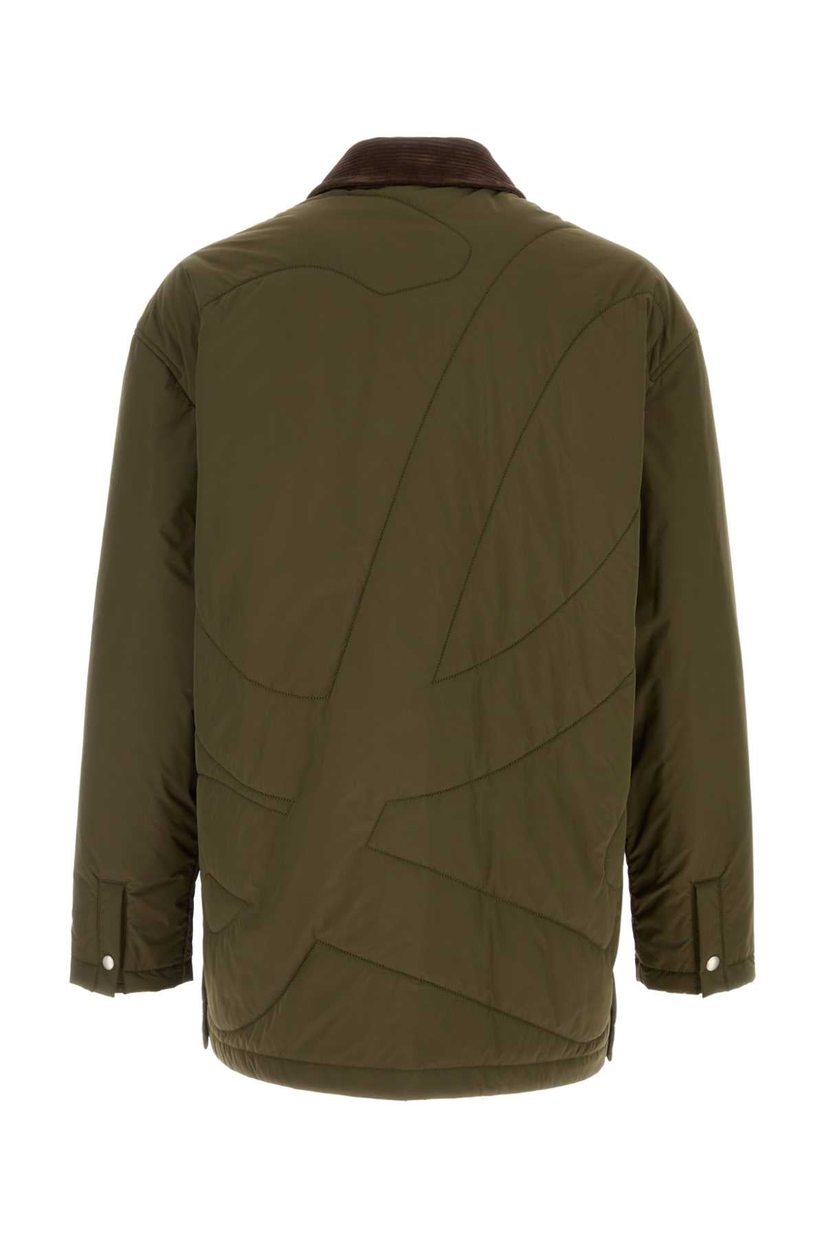 Loewe Men Army Green Polyester Jacket LOEWE
