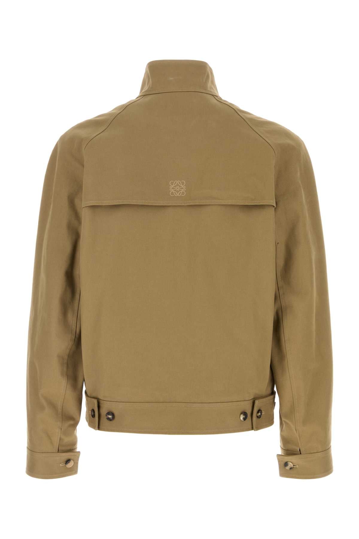 Loewe Men Cappuccino Gabardine Jacket LOEWE