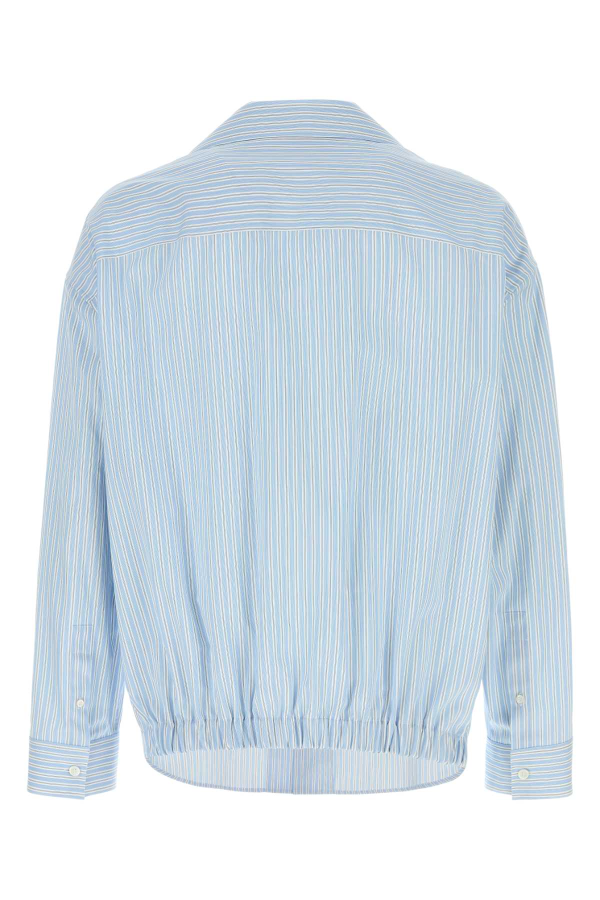 Loewe Men Embroidered Poplin Shirt