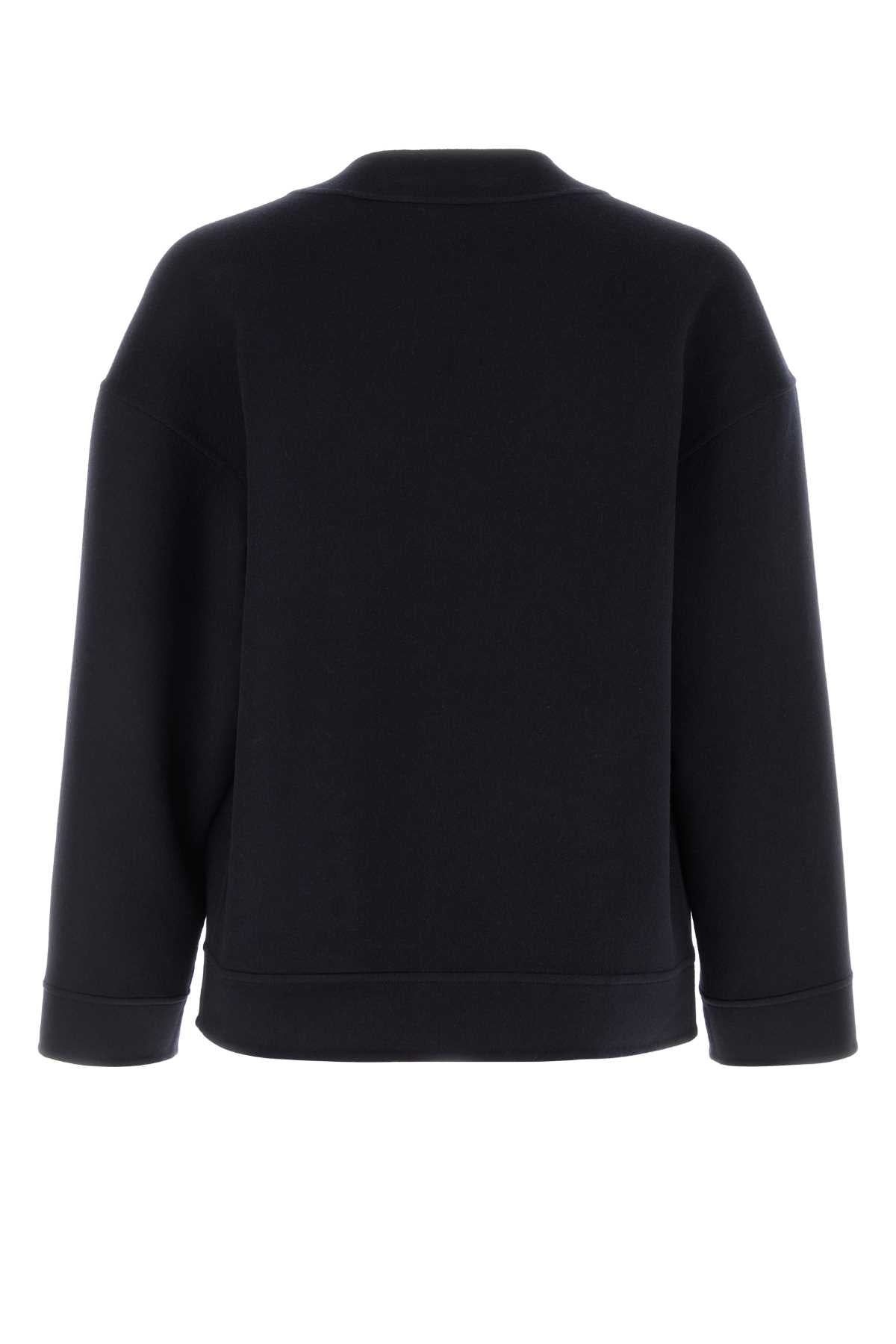 Loewe Men Dark Blue Wool Blend Cardigan LOEWE