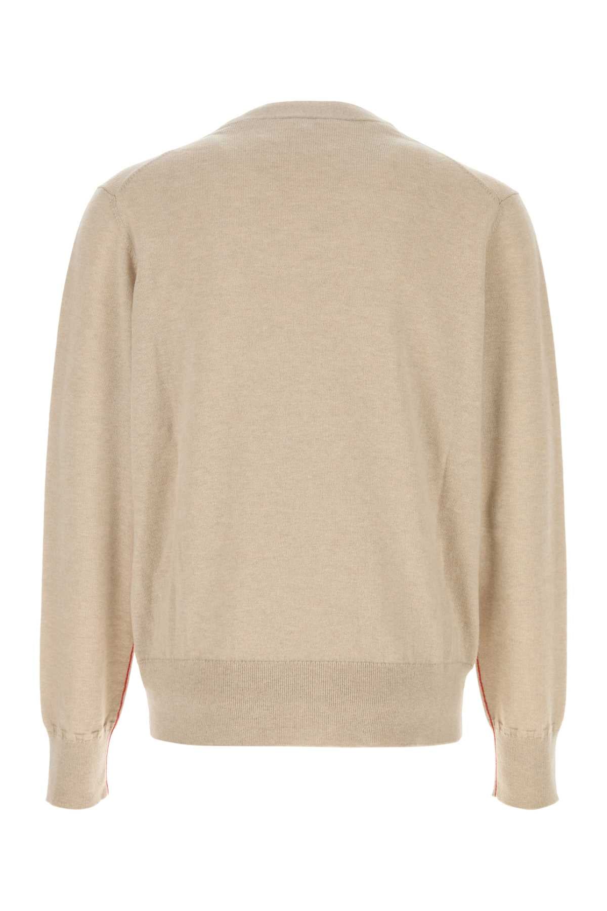 Loewe Men Sand Wool Blend Cardigan LOEWE