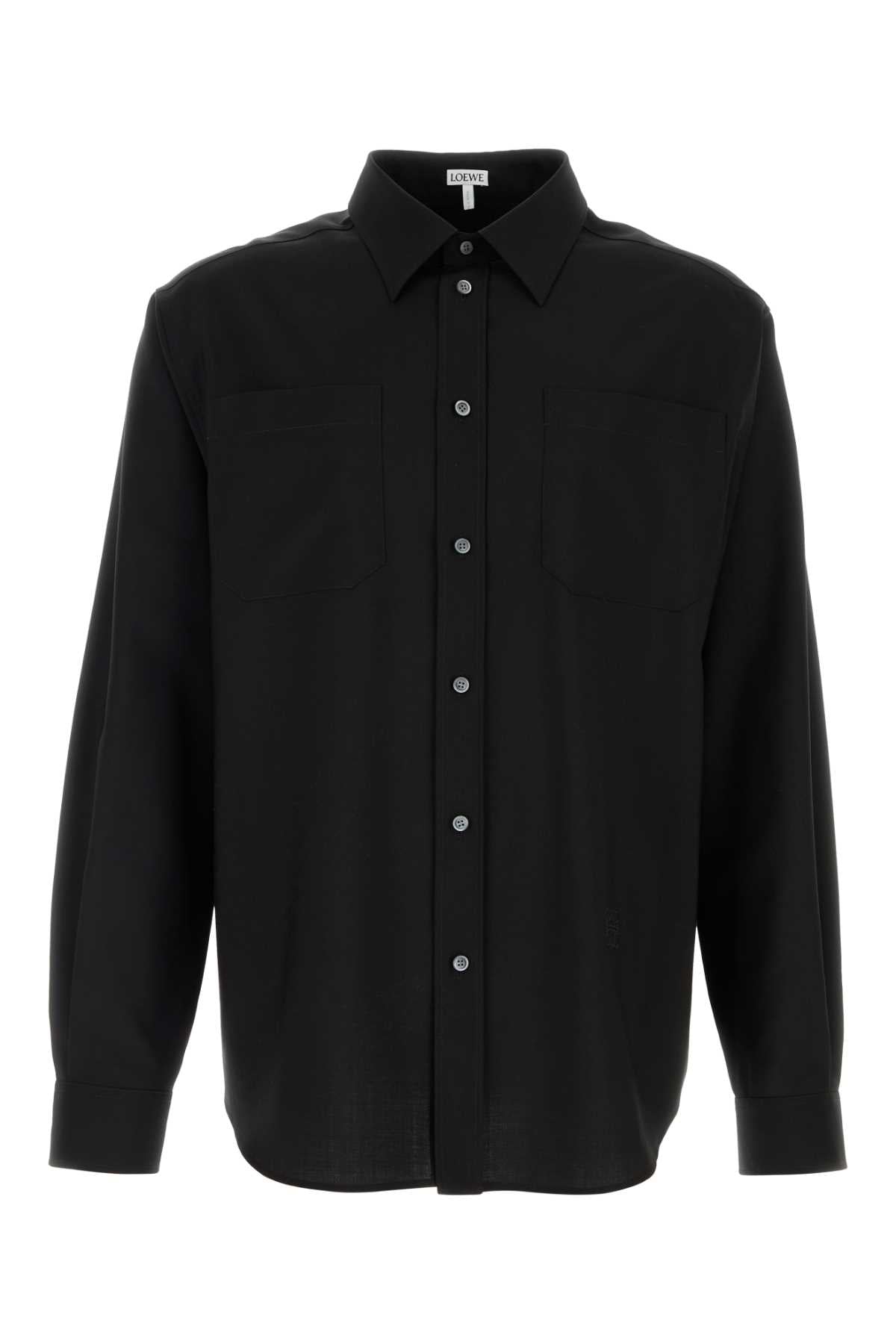 Loewe Men Back Wool Shirt LOEWE