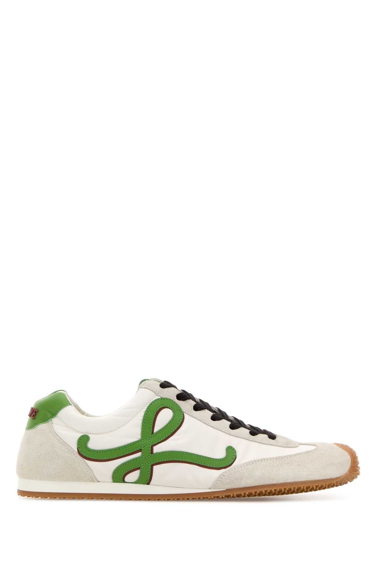 Loewe Men Multicolor Canvas And Suede Ballet Runner 2.0 Sneakers LOEWE