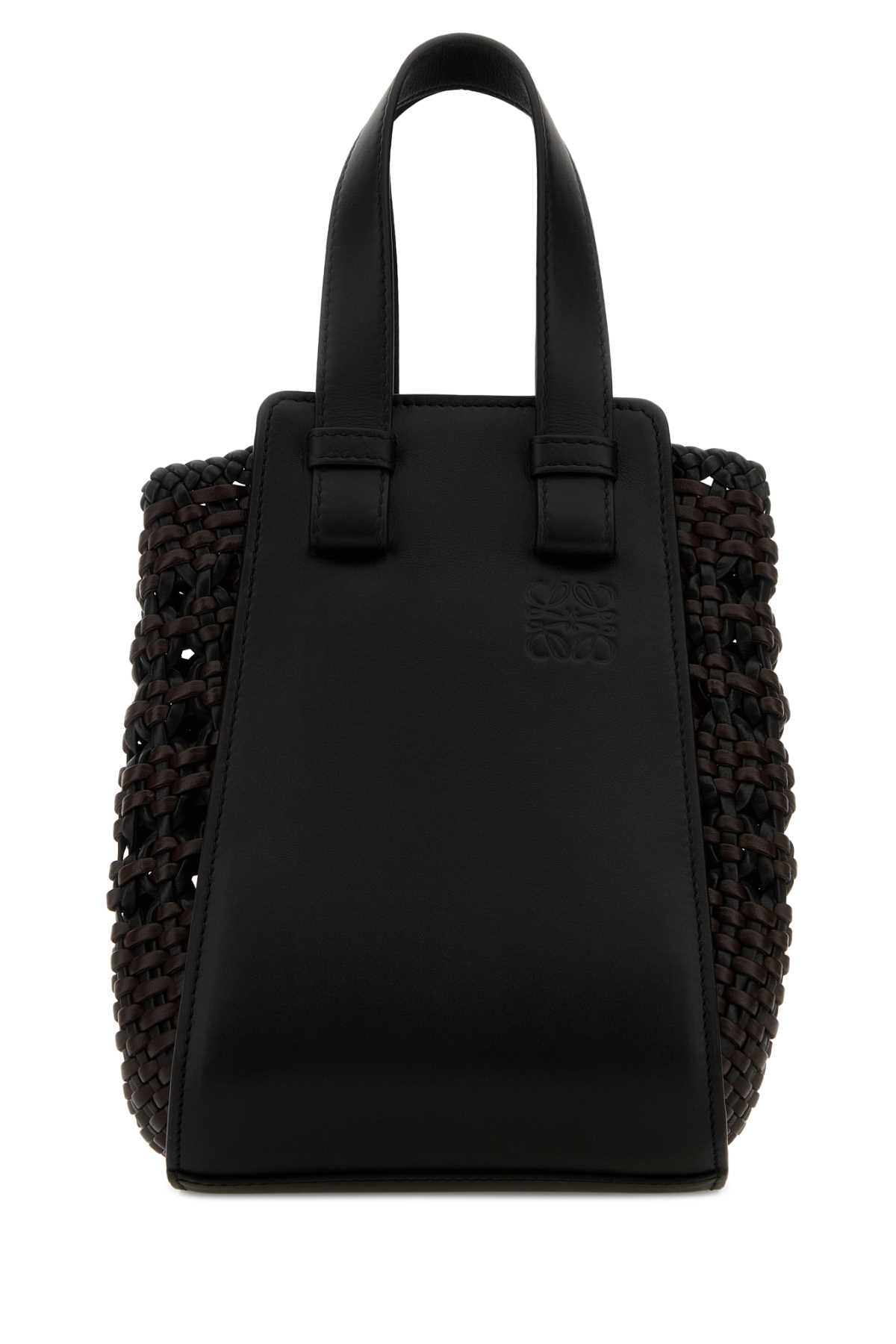 Loewe Women Two-Tone Leather Hammock Handbag LOEWE