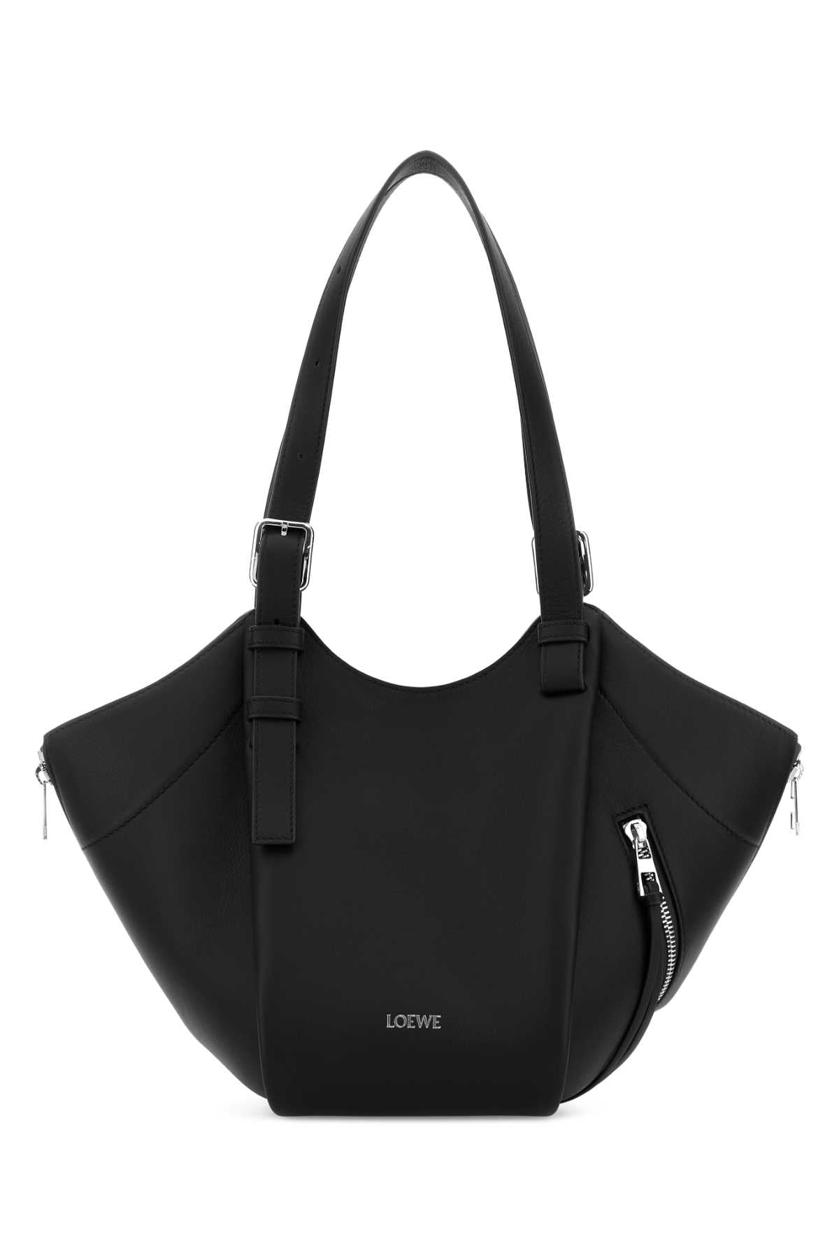 Loewe Women Black Leather Hammock Flip Handbag LOEWE
