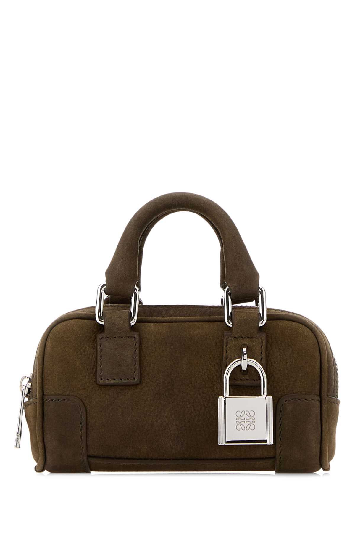 Loewe Women Mud Leather Nano Amazona Handbag LOEWE