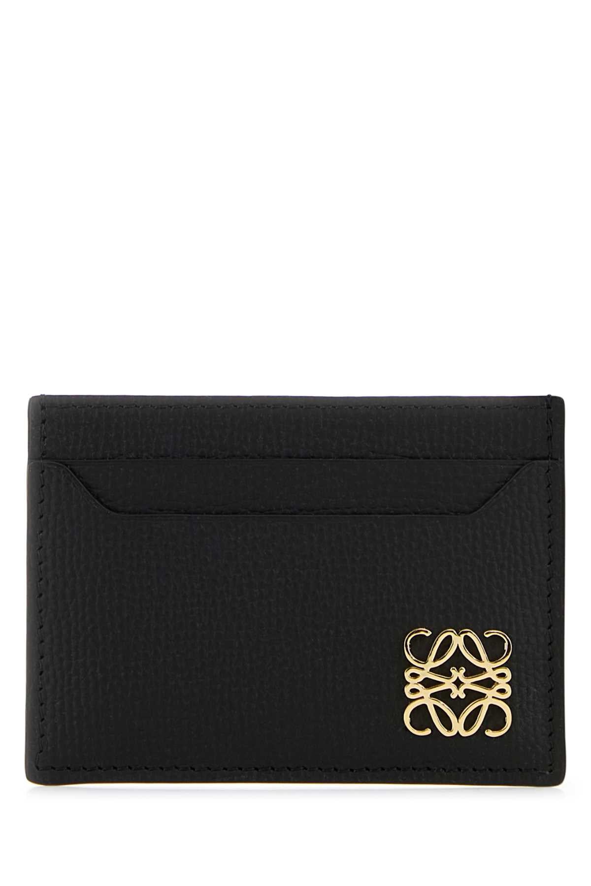 Loewe Women Black Leather Card Holder LOEWE
