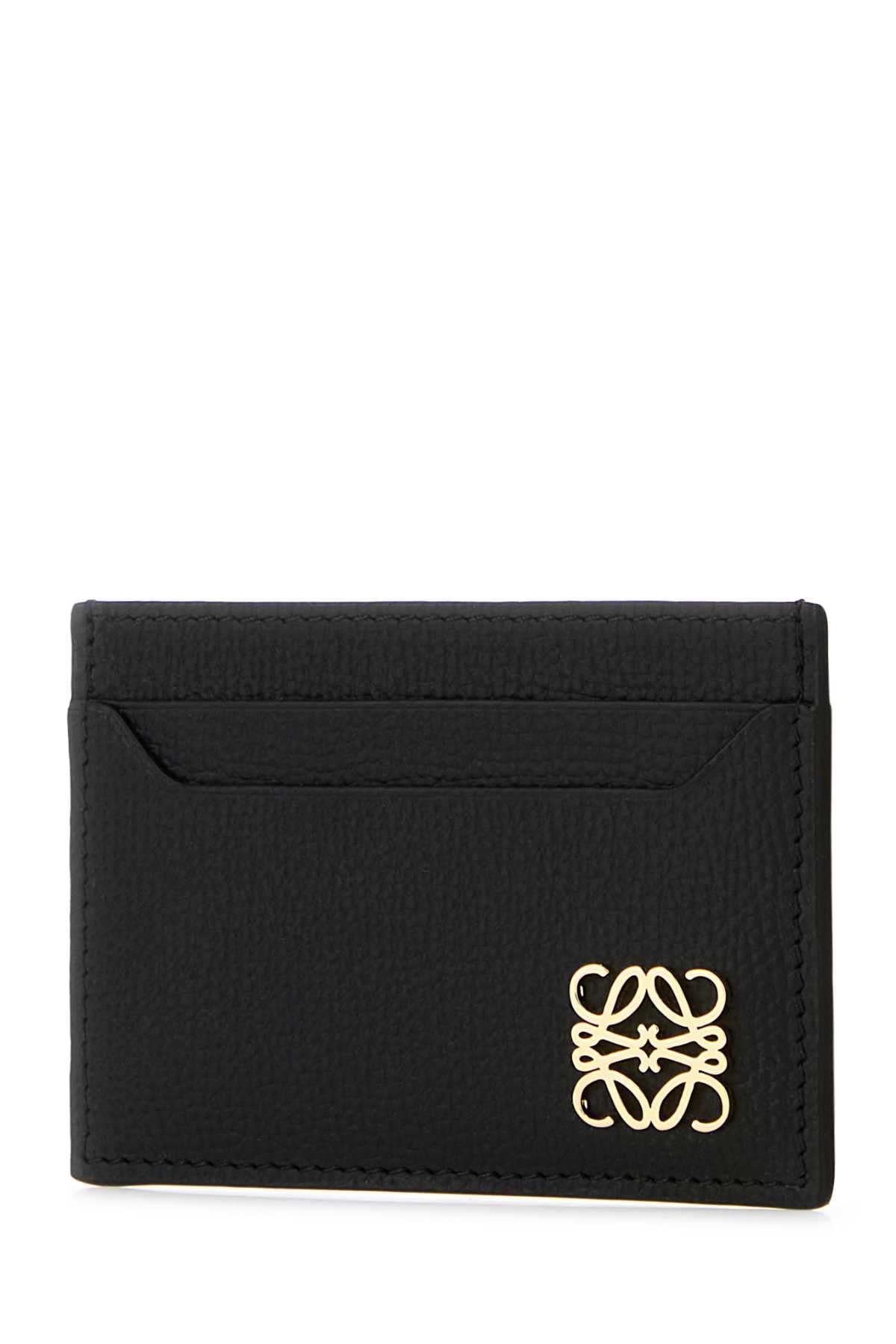 Loewe Women Black Leather Card Holder LOEWE