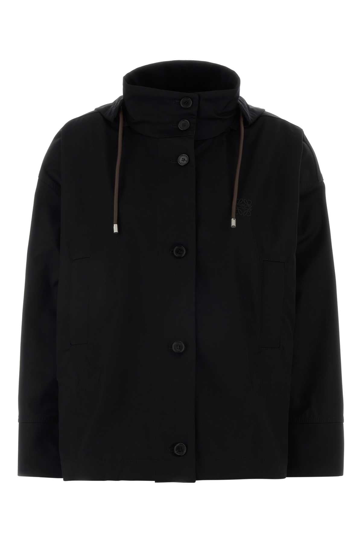Loewe Women Black Gabardine Jacket