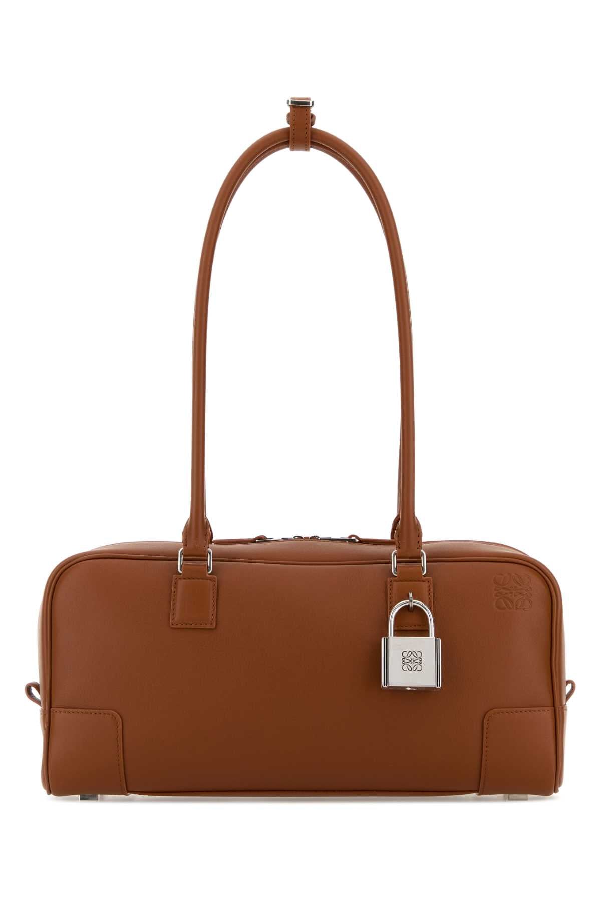Loewe Women Caramel Leather Amazona 31 Shoulder Bag LOEWE