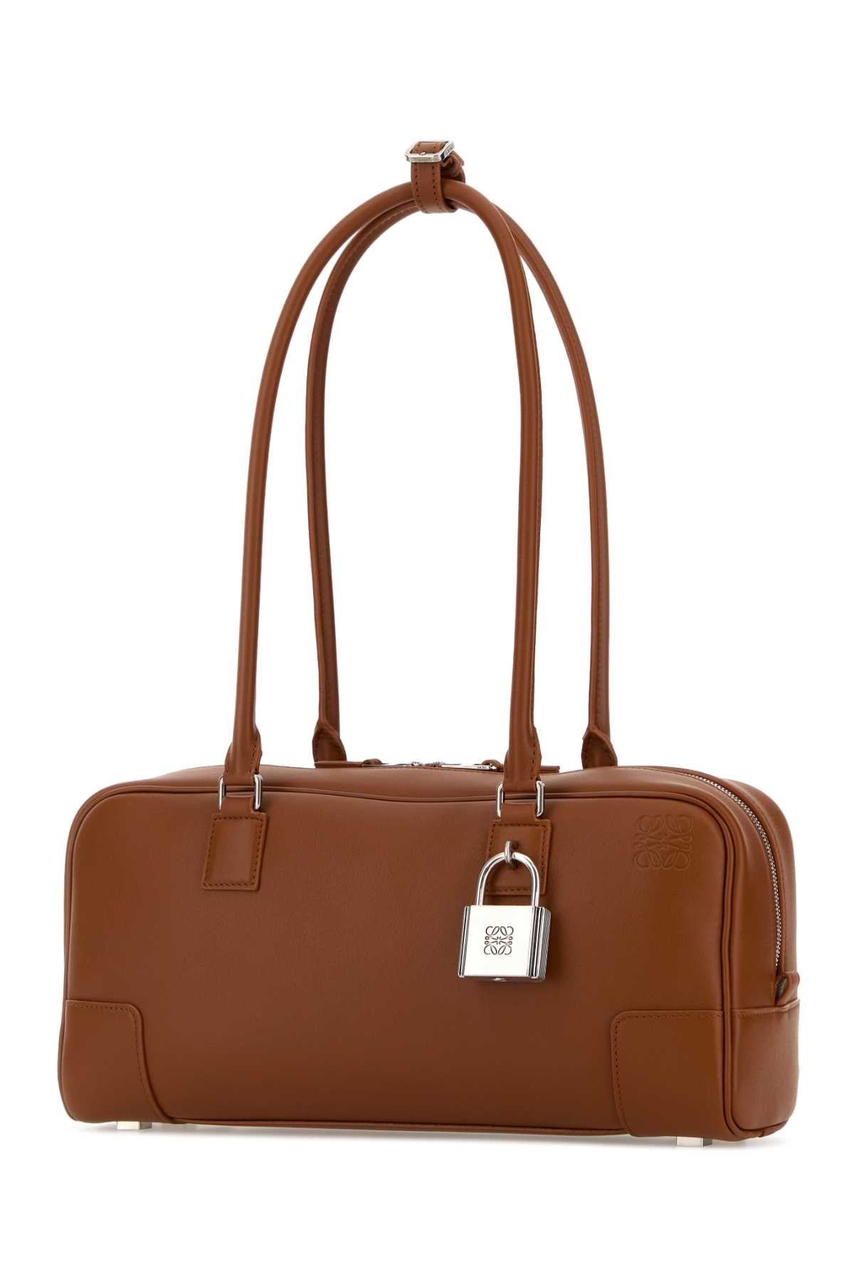Loewe Women Caramel Leather Amazona 31 Shoulder Bag LOEWE